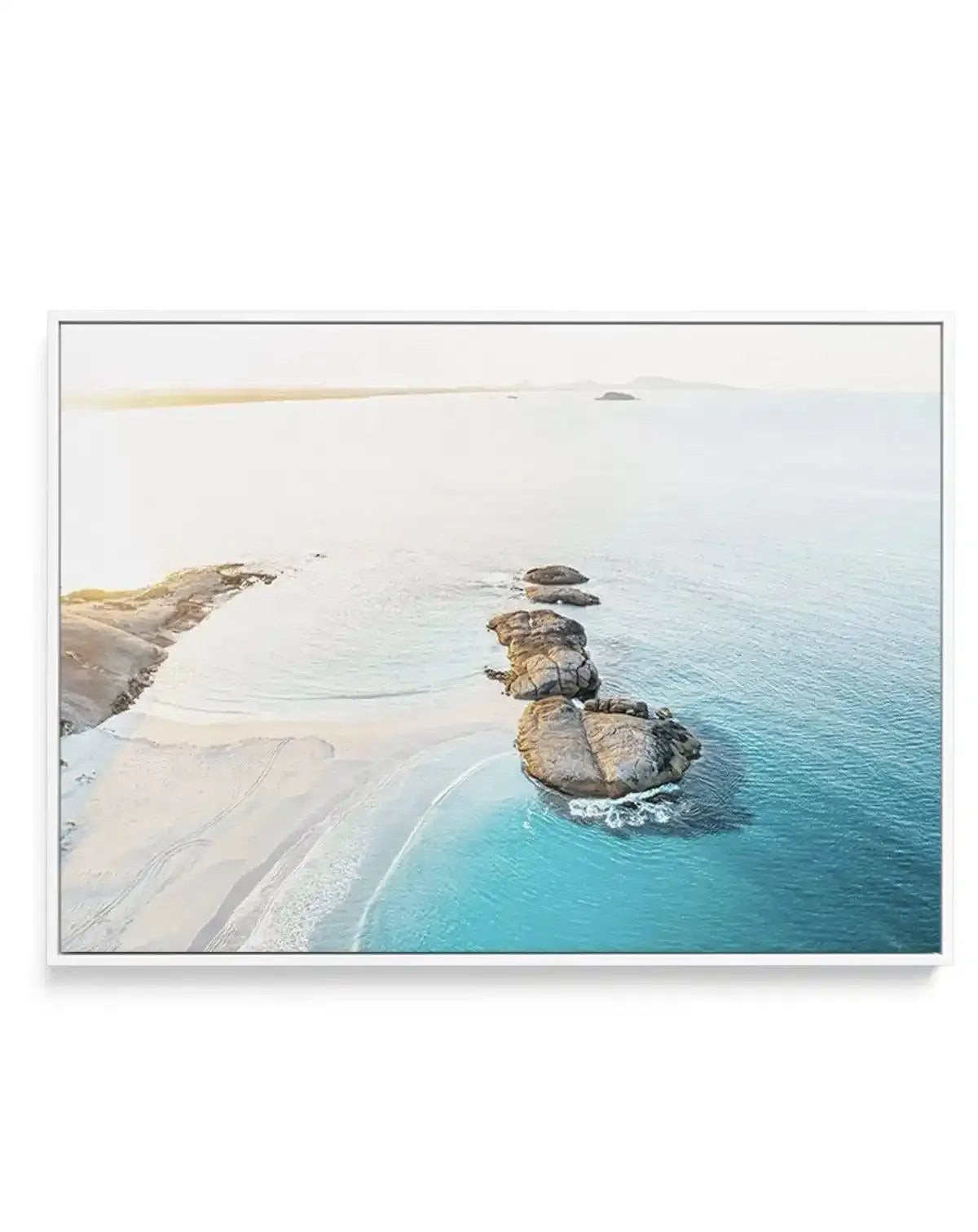 Sunrise over Wylie Bay, Esperance | Framed Canvas-CANVAS-You can shop wall art online with Olive et Oriel for everything from abstract art to fun kids wall art. Our beautiful modern art prints and canvas art are available from large canvas prints to wall art paintings and our proudly Australian artwork collection offers only the highest quality framed large wall art and canvas art Australia - You can buy fashion photography prints or Hampton print posters and paintings on canvas from Olive et Or