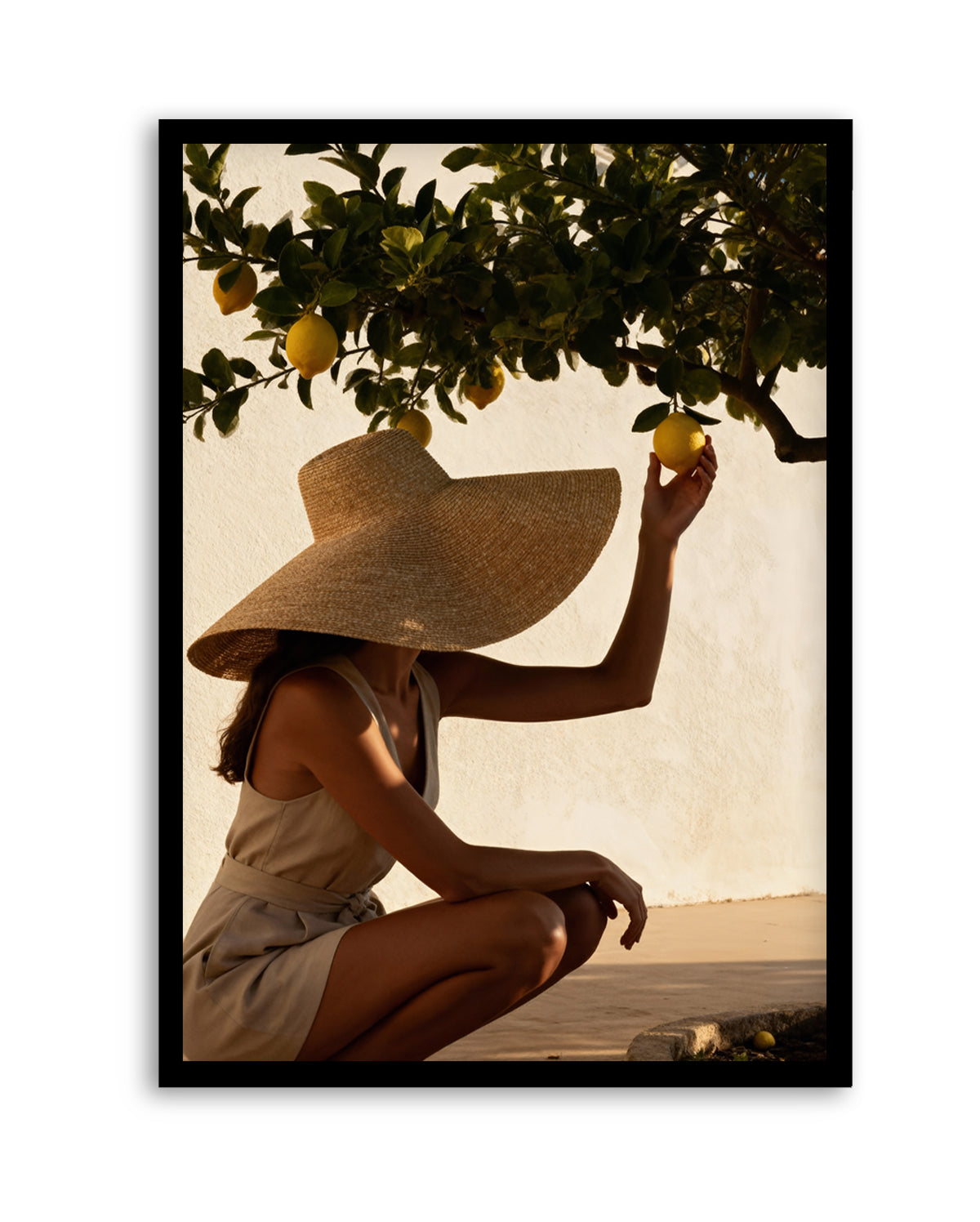 Sunset Lemons | Art Print from Olive et Oriel where you can shop wallpaper and artworks online