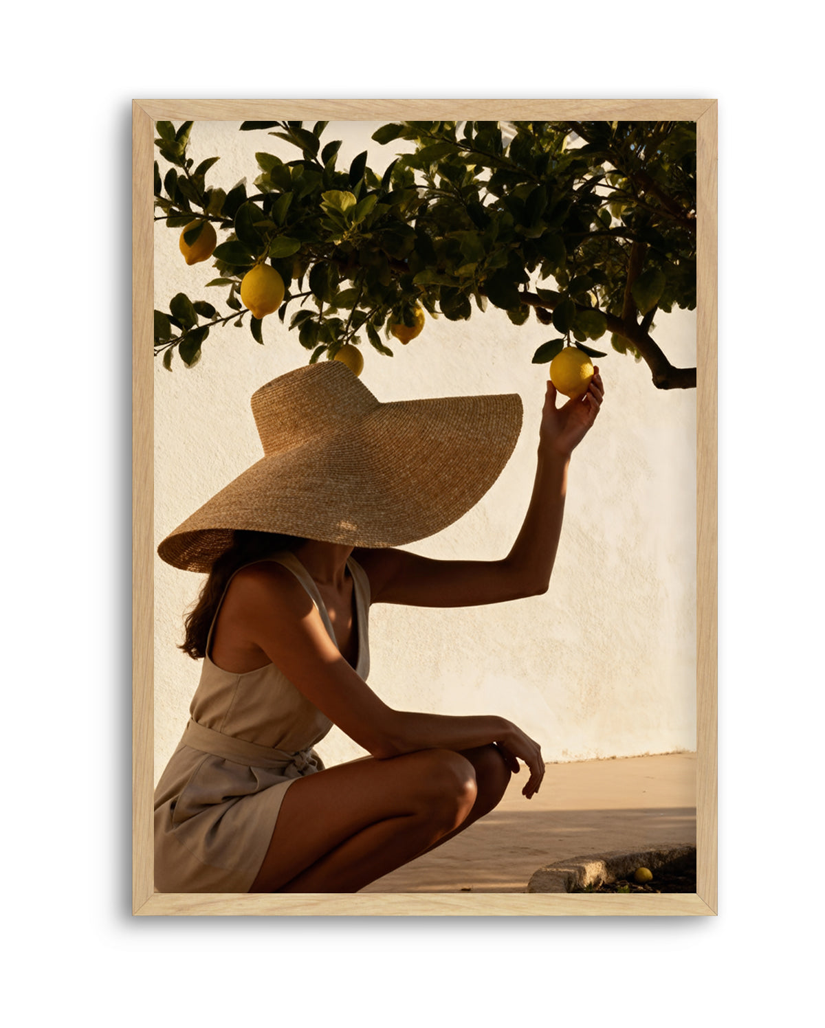 Sunset Lemons | Art Print from Olive et Oriel where you can shop wallpaper and artworks online