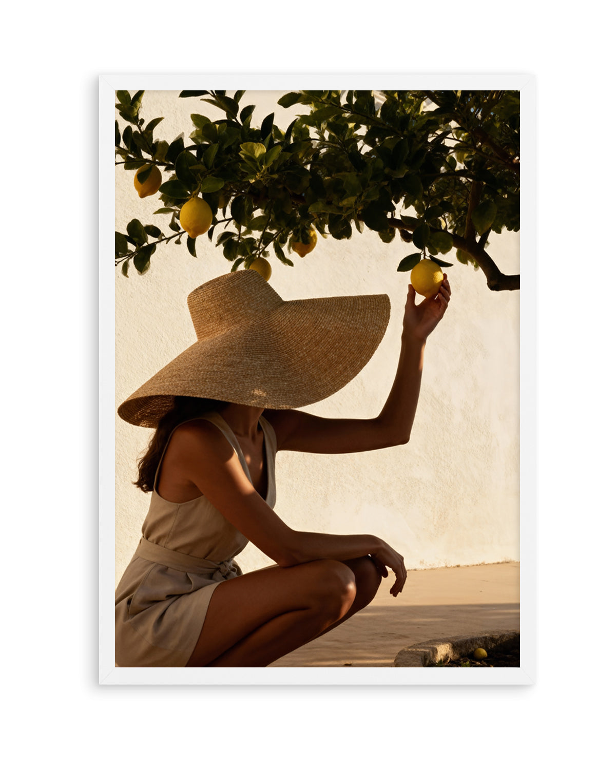 Sunset Lemons | Art Print from Olive et Oriel where you can shop wallpaper and artworks online