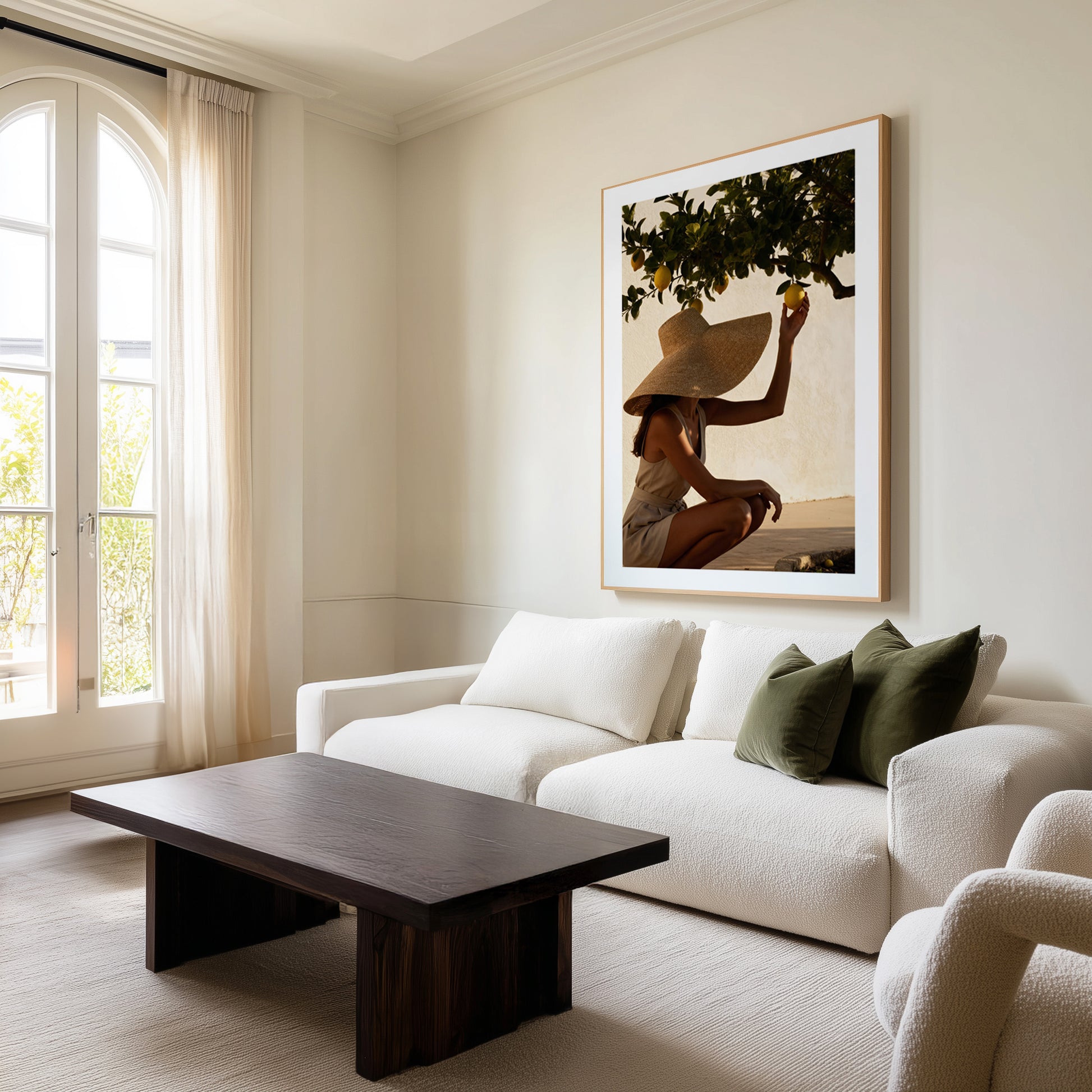 Sunset Lemons | Art Print from Olive et Oriel where you can shop wallpaper and artworks online