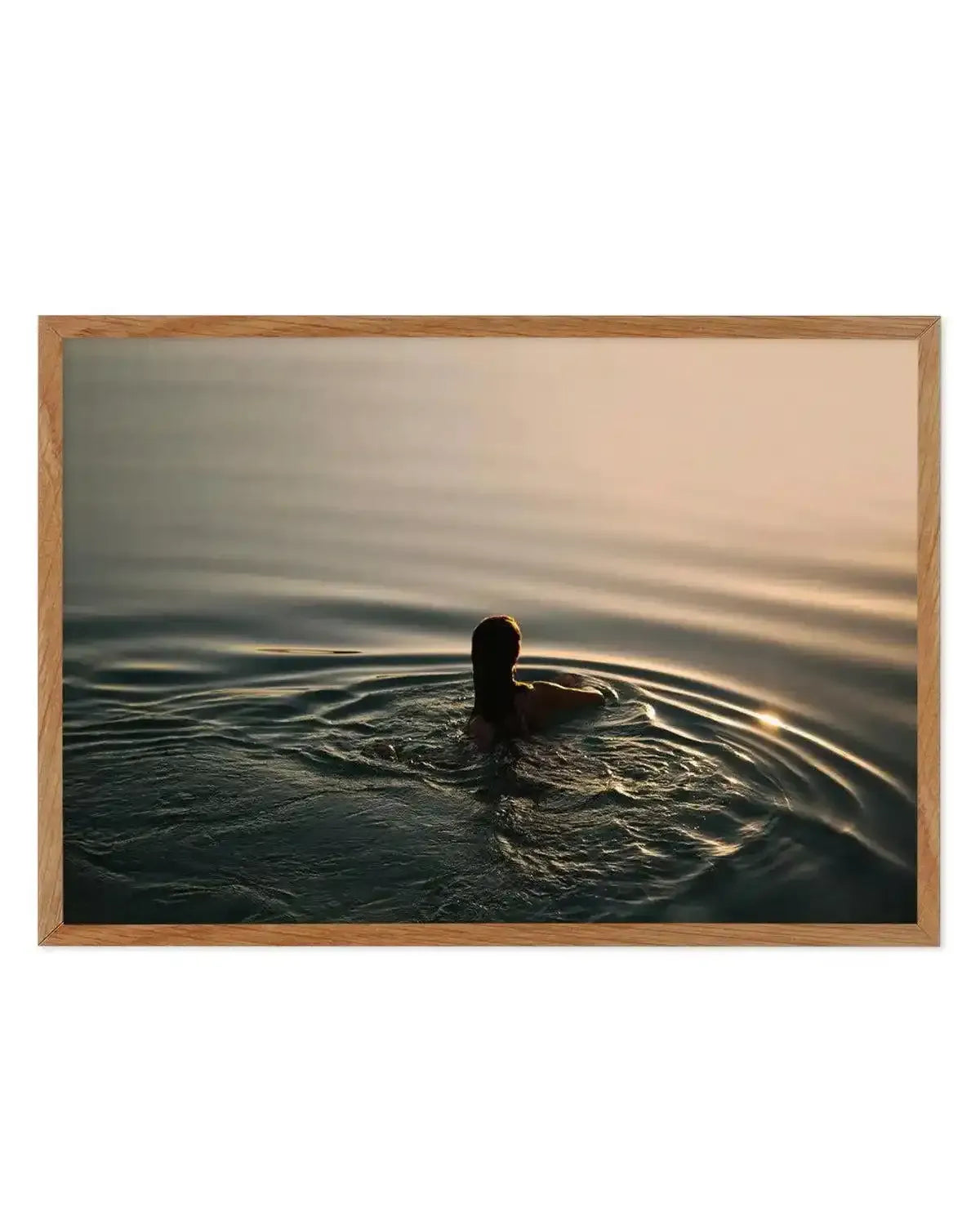 Sunset Swims by Jovani Demetrie Art Print from Olive et Oriel where you can shop wallpaper and artworks online