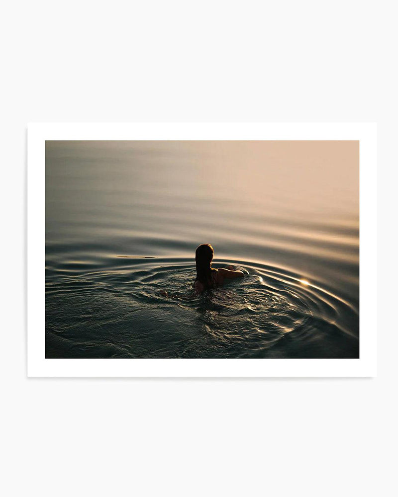 Sunset Swims by Jovani Demetrie Art Print