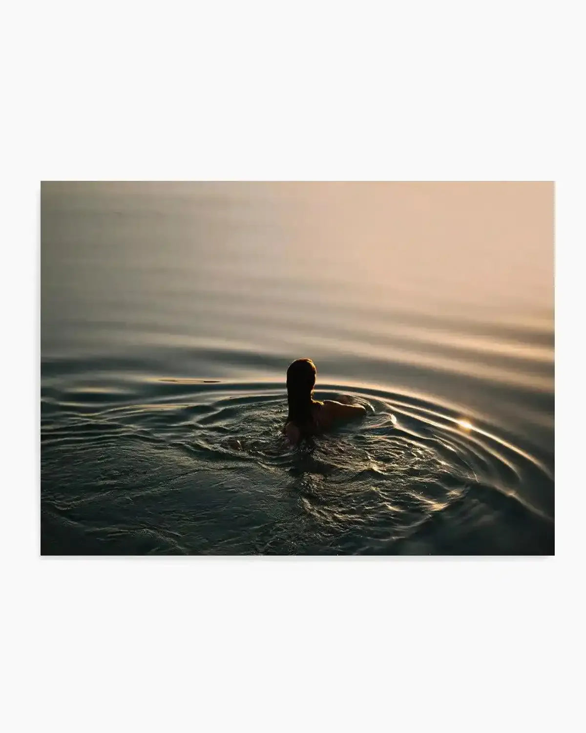 Sunset Swims by Jovani Demetrie Art Print from Olive et Oriel where you can shop wallpaper and artworks online