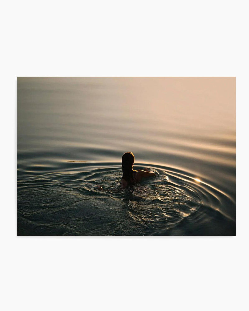 Sunset Swims by Jovani Demetrie Art Print