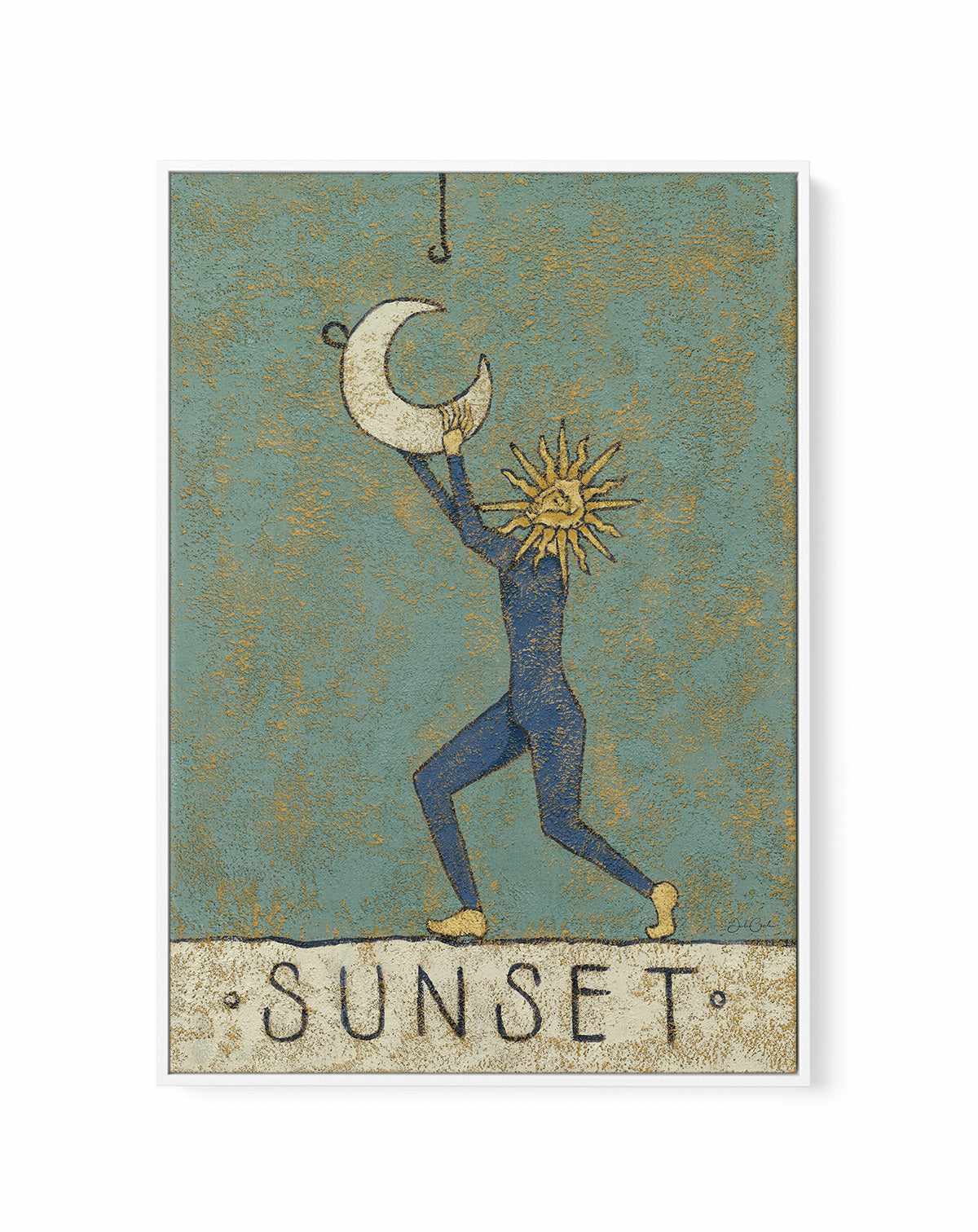 Sunset by Julie Celina | Framed Canvas Art Print