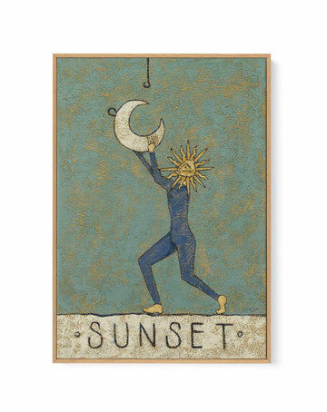 Sunset by Julie Celina | Framed Canvas Art Print from Olive et Oriel where you can shop wallpaper and artworks online