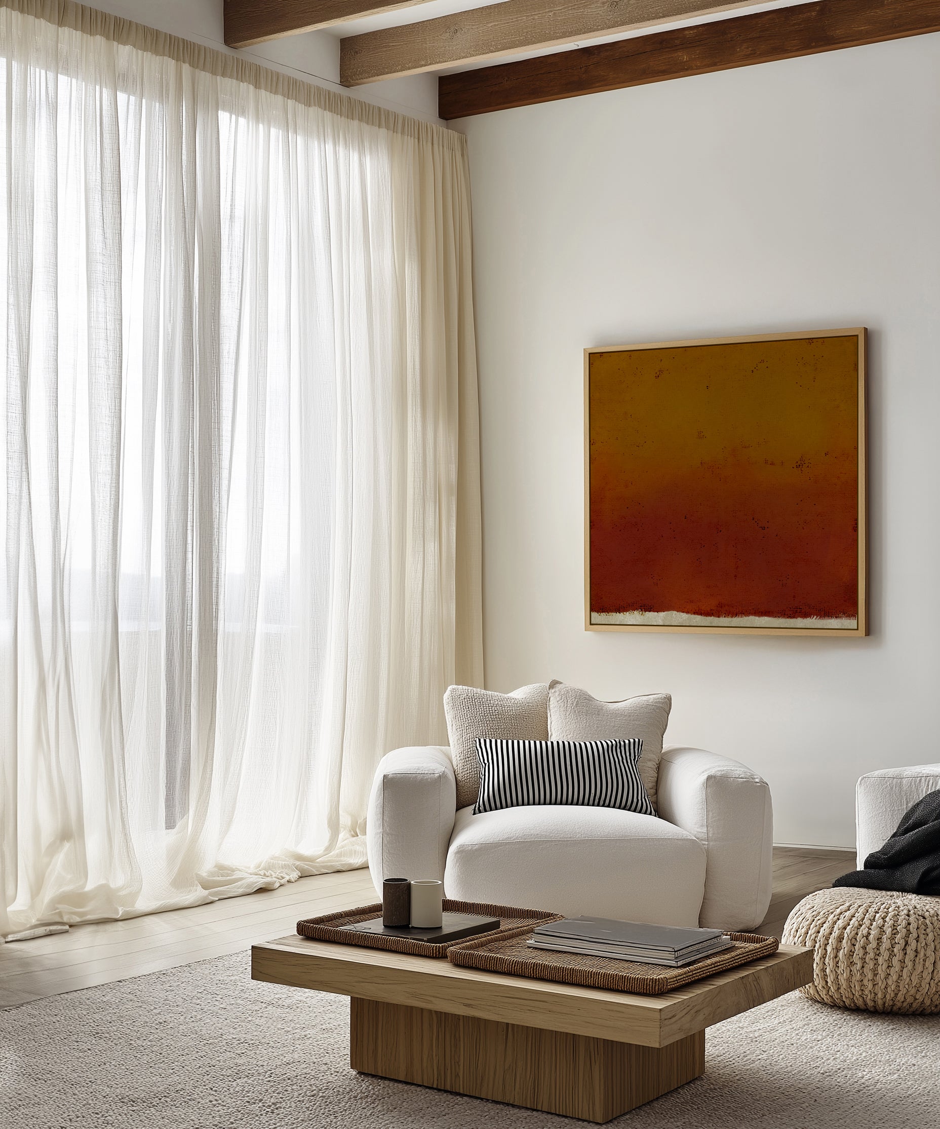 Sunset by Marco Marella | Framed Canvas Art Print