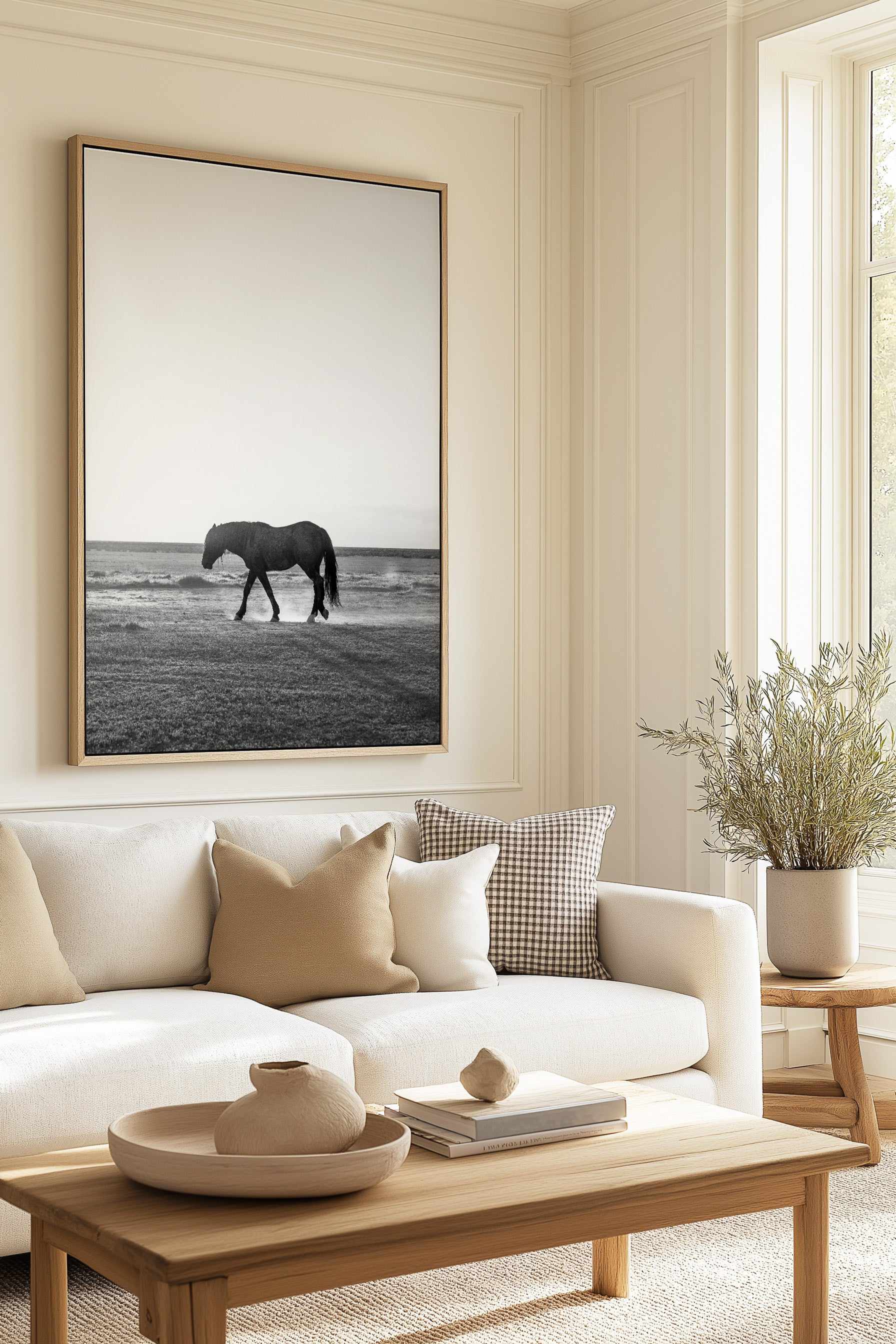 Sunset Stang by Rylee Olsen | Framed Canvas Art Print from Olive et Oriel where you can shop wallpaper and artworks online