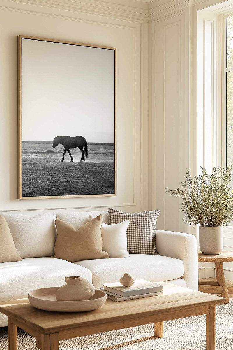 Sunset Stang by Rylee Olsen | Framed Canvas Art Print from Olive et Oriel where you can shop wallpaper and artworks online