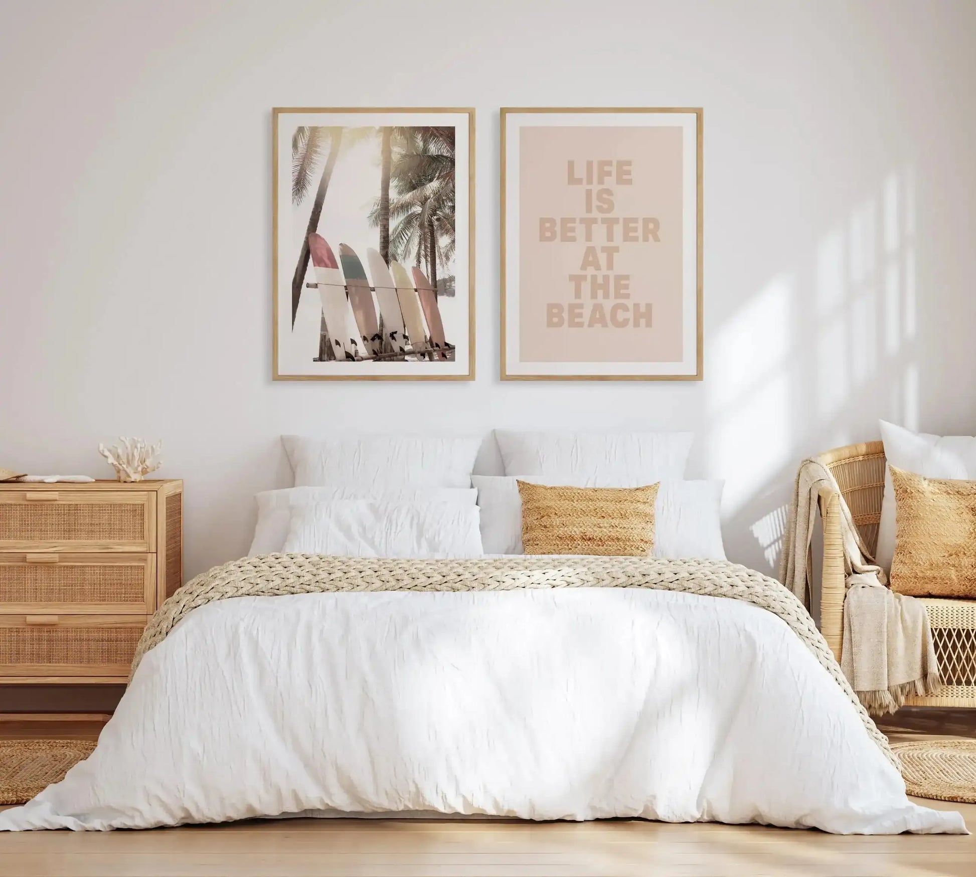 Life Is Better At The Beach Art Print-PRINT-Olive et Oriel-Olive et Oriel-Buy-Australian-Art-Prints-Online-with-Olive-et-Oriel-Your-Artwork-Specialists-Austrailia-Decorate-With-Coastal-Photo-Wall-Art-Prints-From-Our-Beach-House-Artwork-Collection-Fine-Poster-and-Framed-Artwork