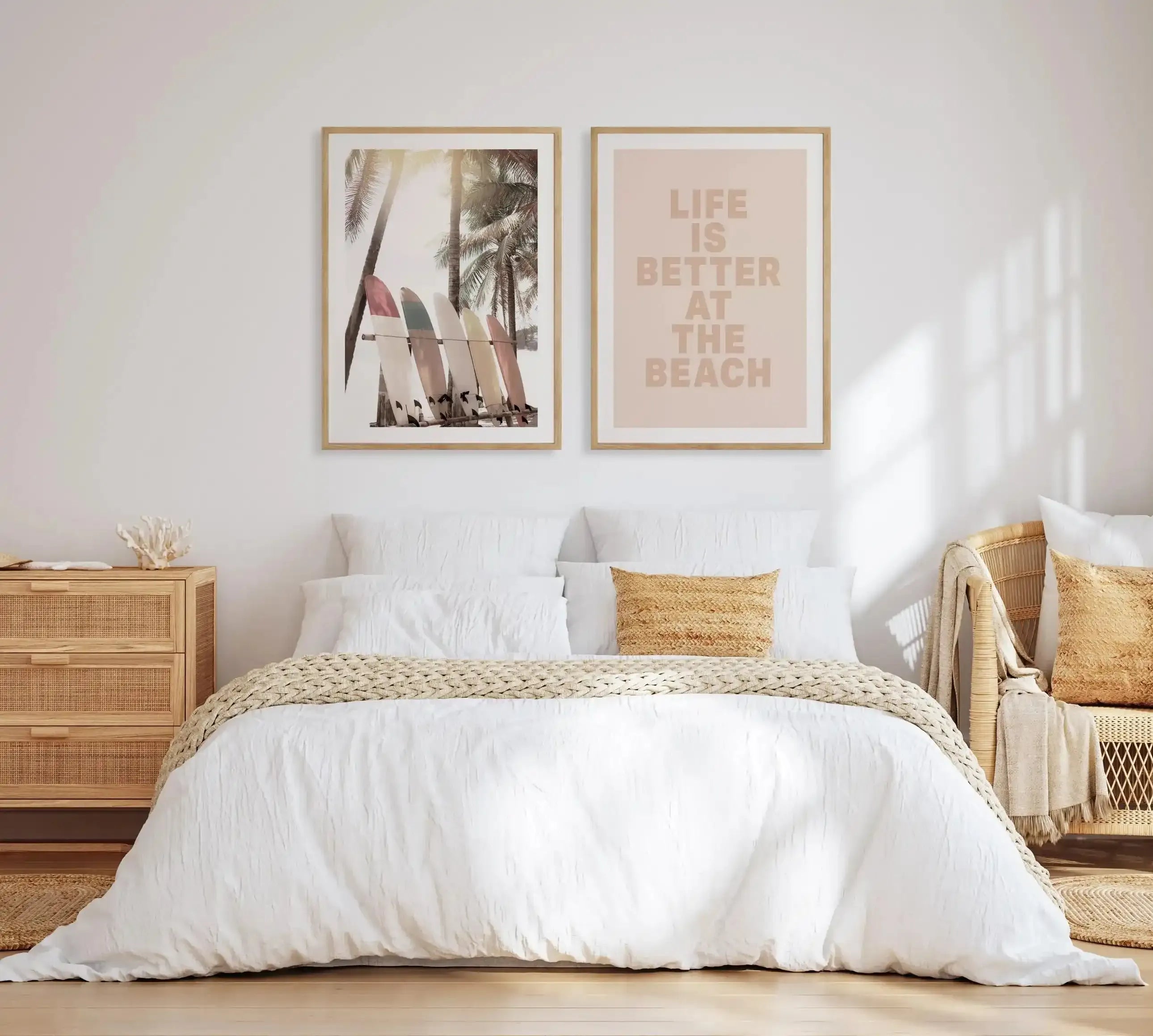 Life Is Better At The Beach Art Print-PRINT-Olive et Oriel-Olive et Oriel-Buy-Australian-Art-Prints-Online-with-Olive-et-Oriel-Your-Artwork-Specialists-Austrailia-Decorate-With-Coastal-Photo-Wall-Art-Prints-From-Our-Beach-House-Artwork-Collection-Fine-Poster-and-Framed-Artwork