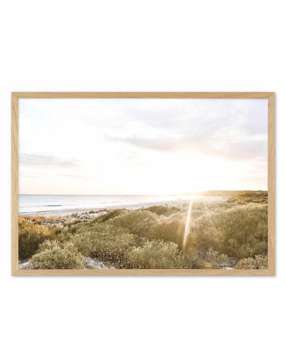 Sunsets at Bunker Bay Art Print