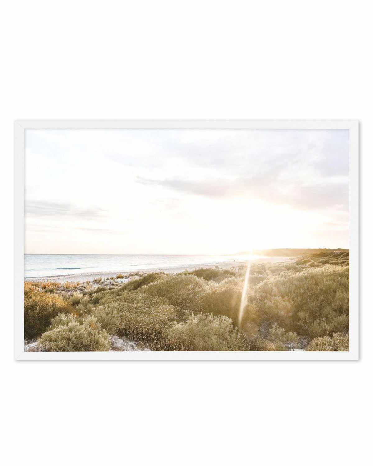 Sunsets at Bunker Bay Art Print