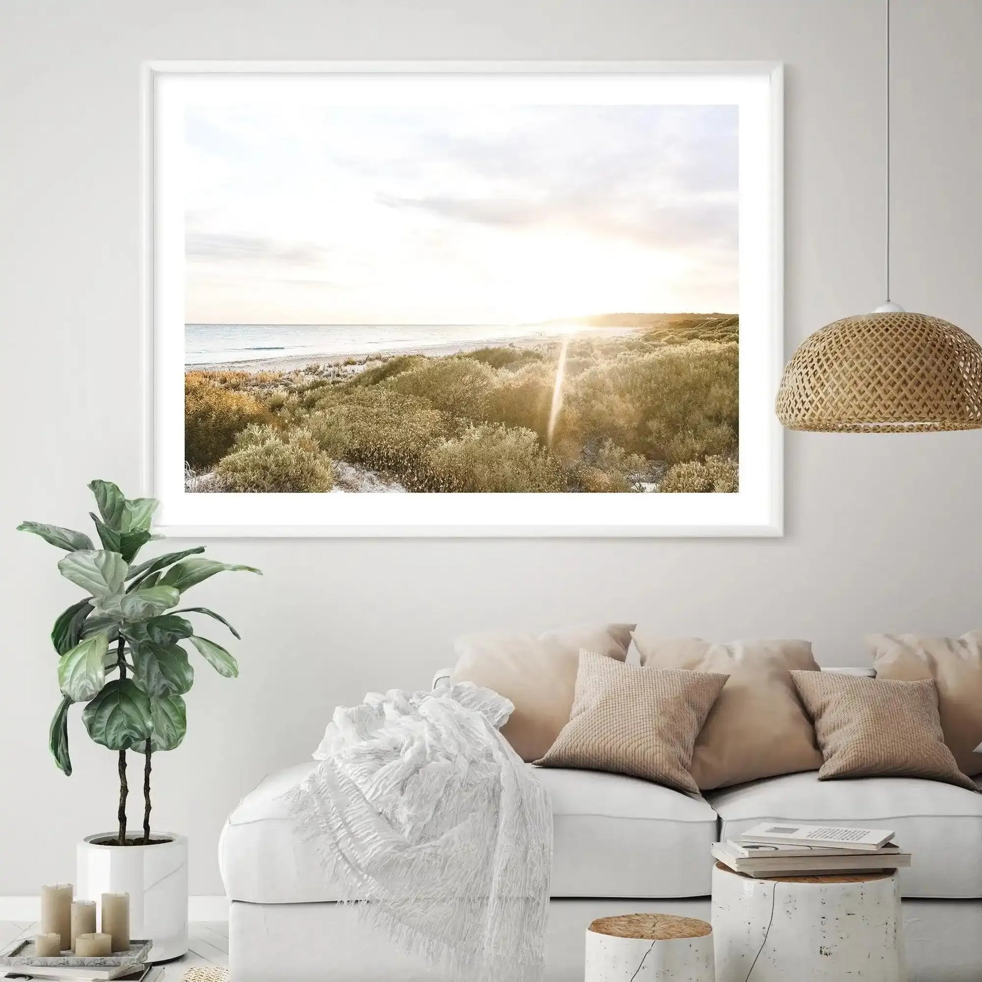 Sunsets at Bunker Bay Art Print-PRINT-Olive et Oriel-Olive et Oriel-Buy-Australian-Art-Prints-Online-with-Olive-et-Oriel-Your-Artwork-Specialists-Austrailia-Decorate-With-Coastal-Photo-Wall-Art-Prints-From-Our-Beach-House-Artwork-Collection-Fine-Poster-and-Framed-Artwork