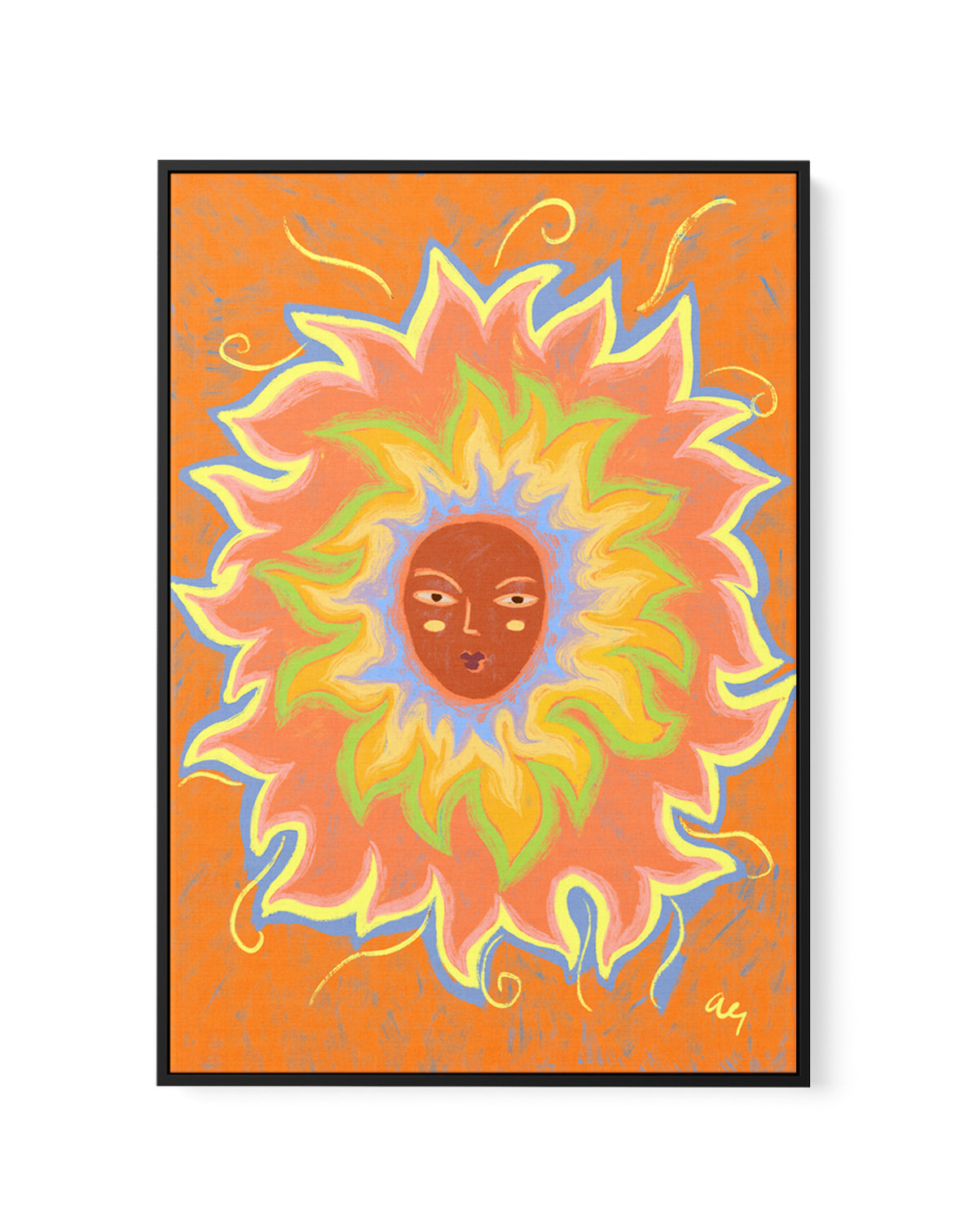 Sunshine by Arty Guava | Framed Canvas Art Print