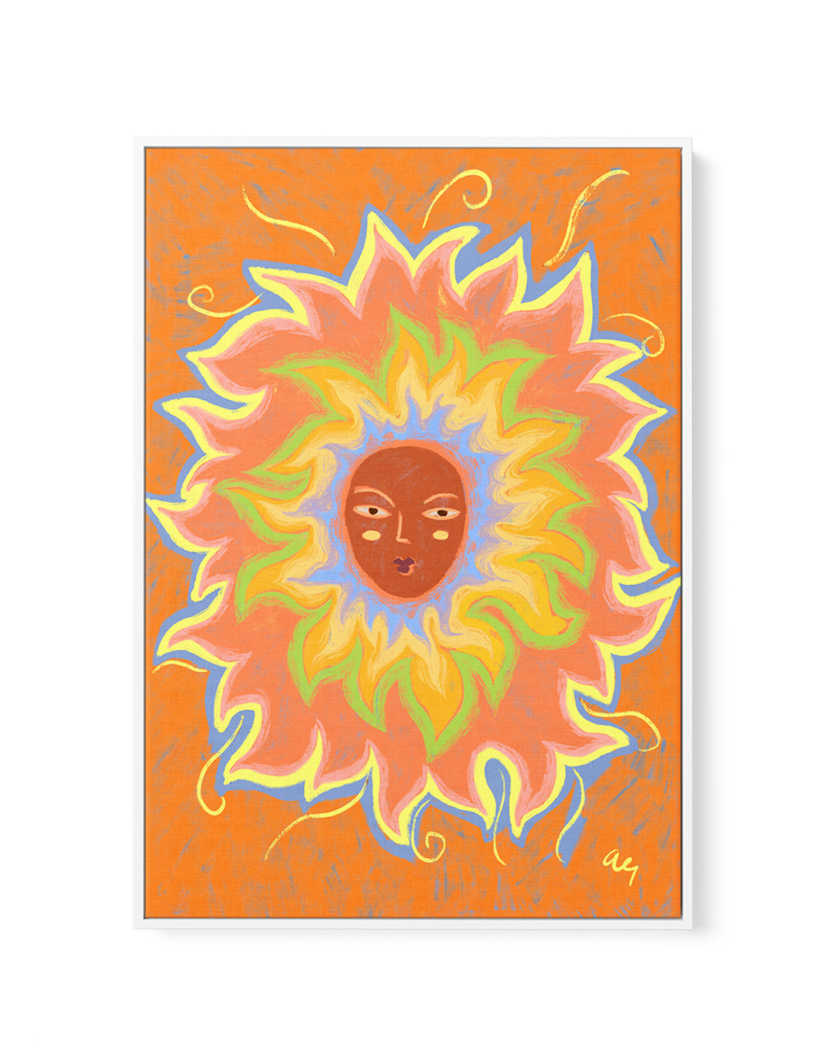 Sunshine by Arty Guava | Framed Canvas Art Print
