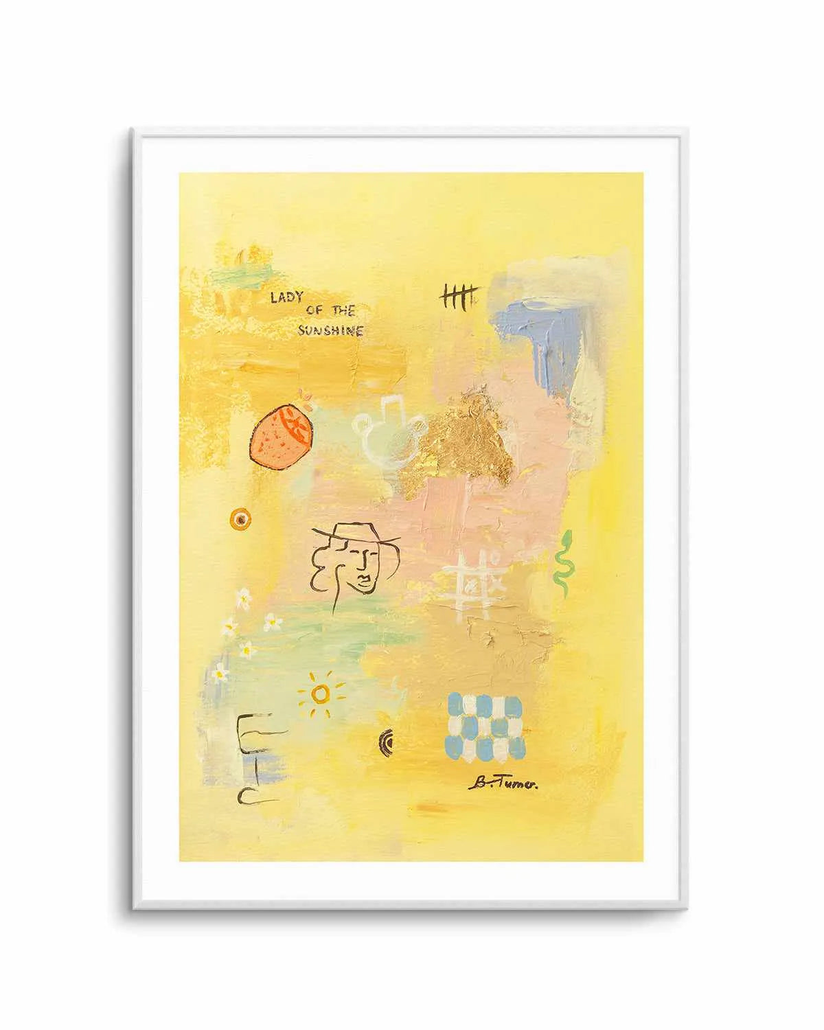 Sunshine by Britney Turner Art Print from Olive et Oriel where you can shop wallpaper and artworks online