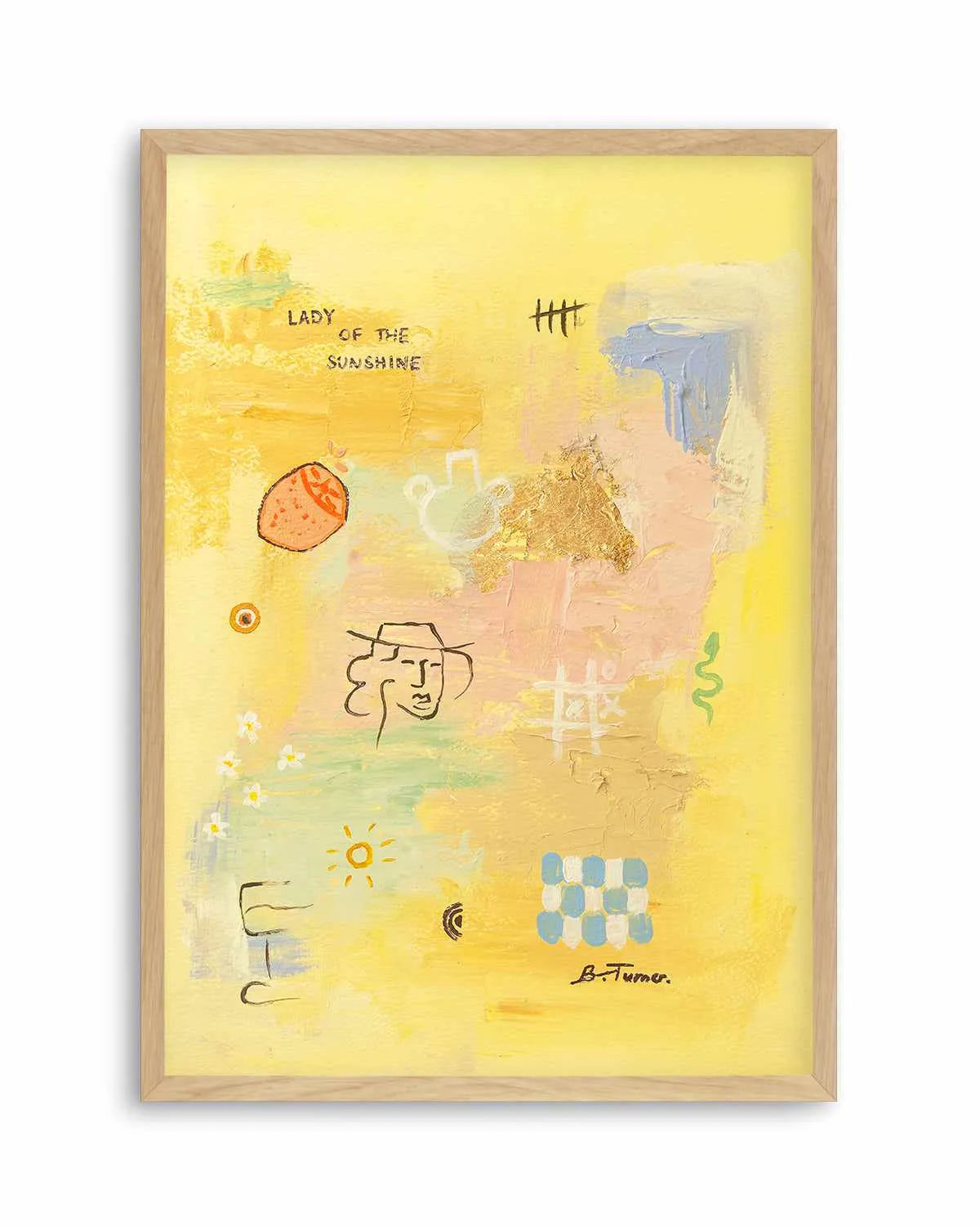 Sunshine by Britney Turner Art Print from Olive et Oriel where you can shop wallpaper and artworks online