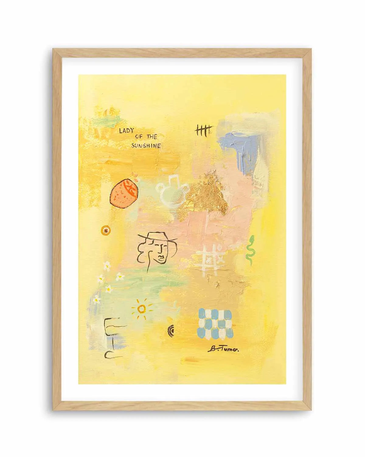 Sunshine by Britney Turner Art Print from Olive et Oriel where you can shop wallpaper and artworks online