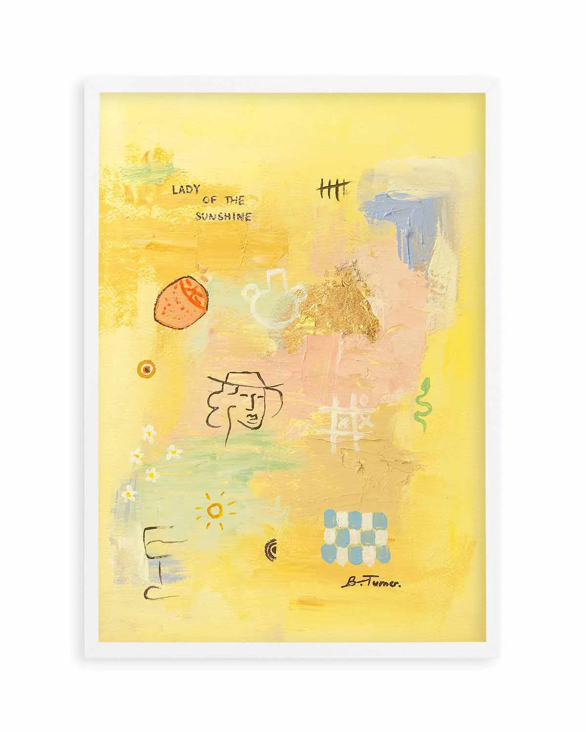 Sunshine by Britney Turner Art Print from Olive et Oriel where you can shop wallpaper and artworks online