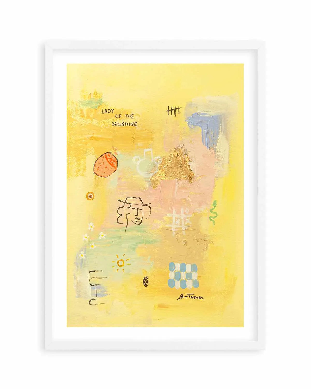 Sunshine by Britney Turner Art Print from Olive et Oriel where you can shop wallpaper and artworks online