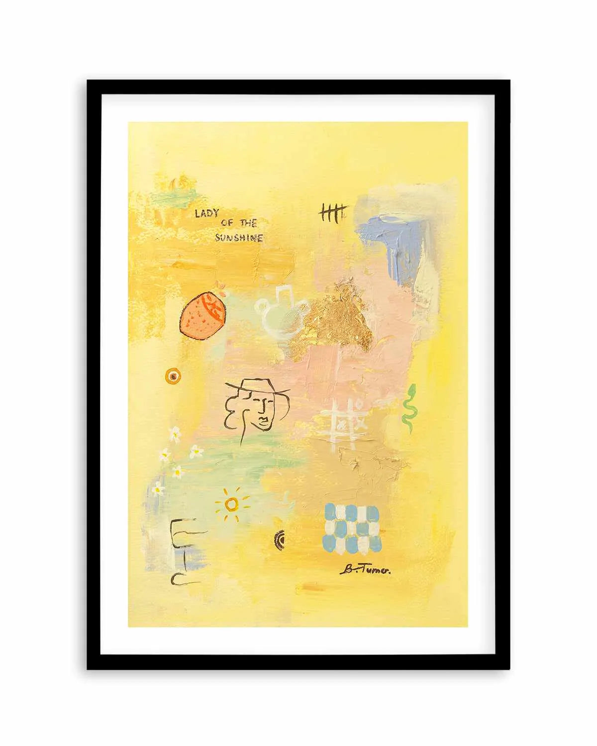 Sunshine by Britney Turner Art Print from Olive et Oriel where you can shop wallpaper and artworks online