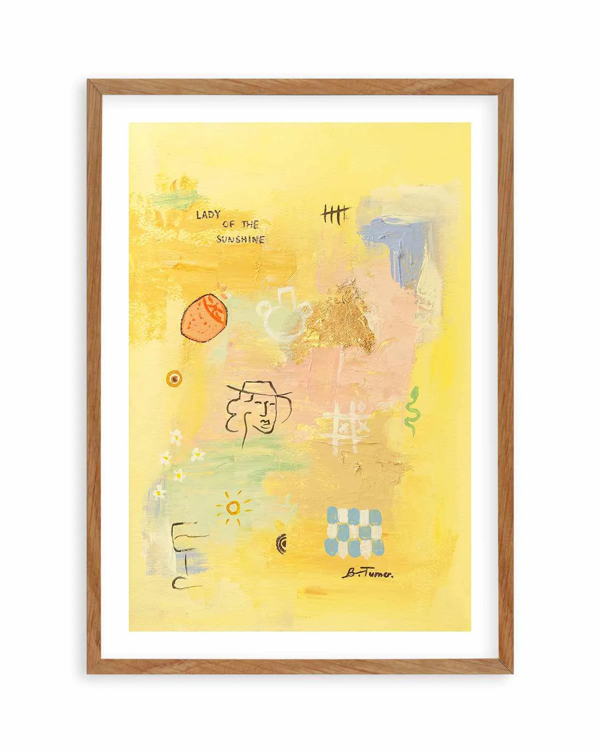 Sunshine by Britney Turner Art Print from Olive et Oriel where you can shop wallpaper and artworks online