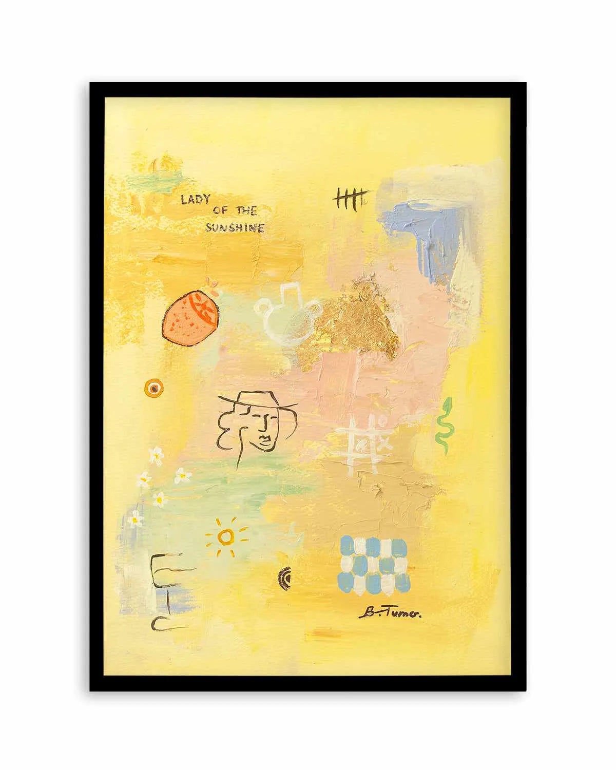 Sunshine by Britney Turner Art Print from Olive et Oriel where you can shop wallpaper and artworks online