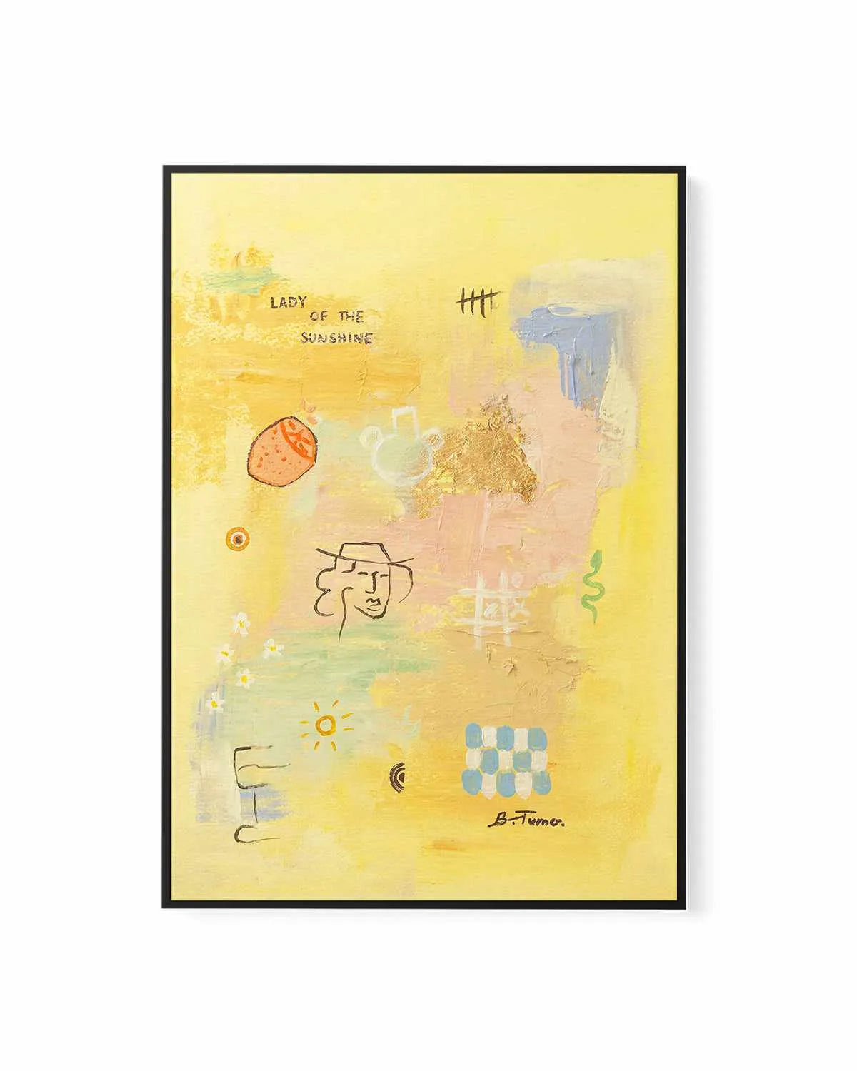 Sunshine by Britney Turner | Framed Canvas Art Print from Olive et Oriel where you can shop wallpaper and artworks online