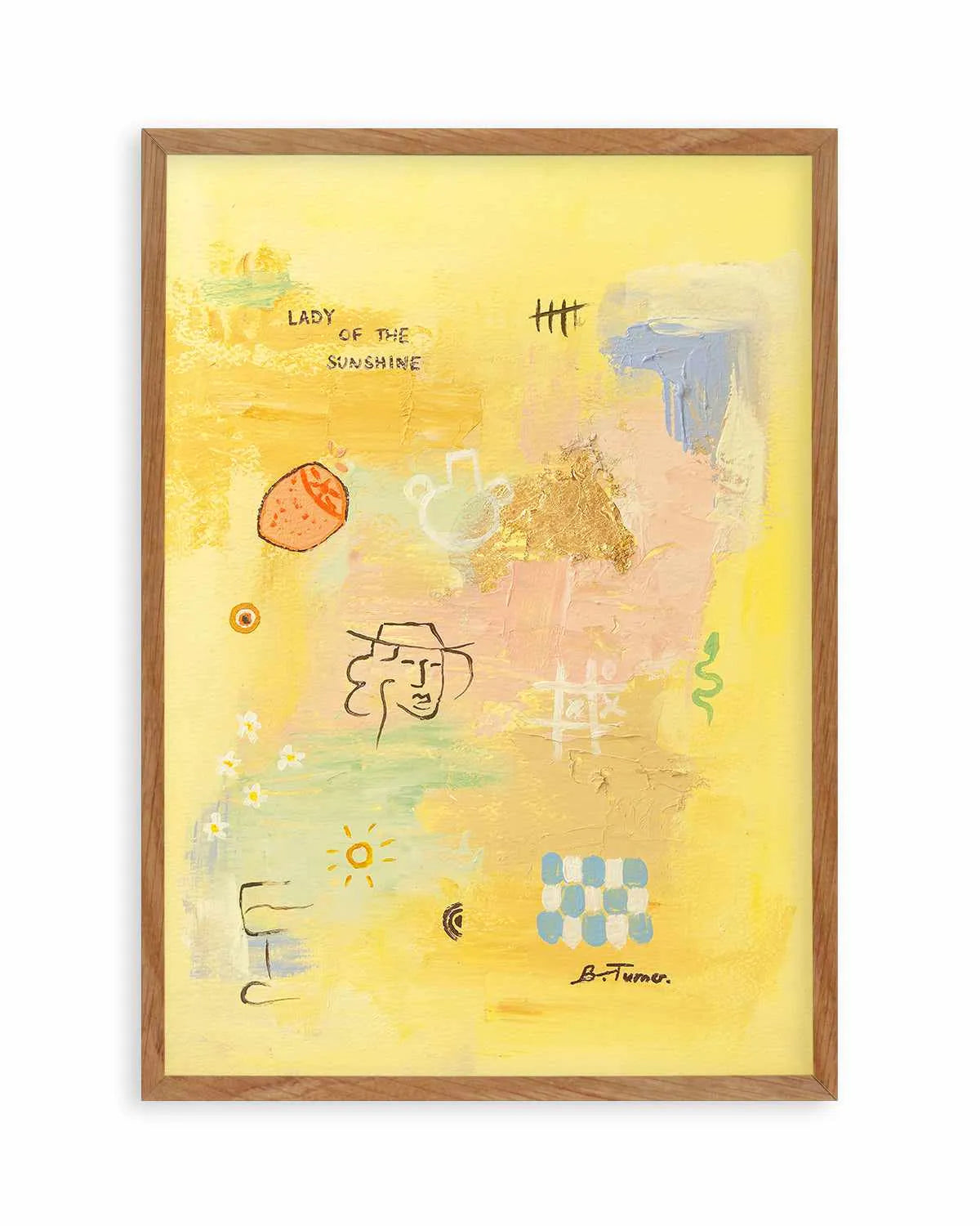 Sunshine by Britney Turner Art Print from Olive et Oriel where you can shop wallpaper and artworks online