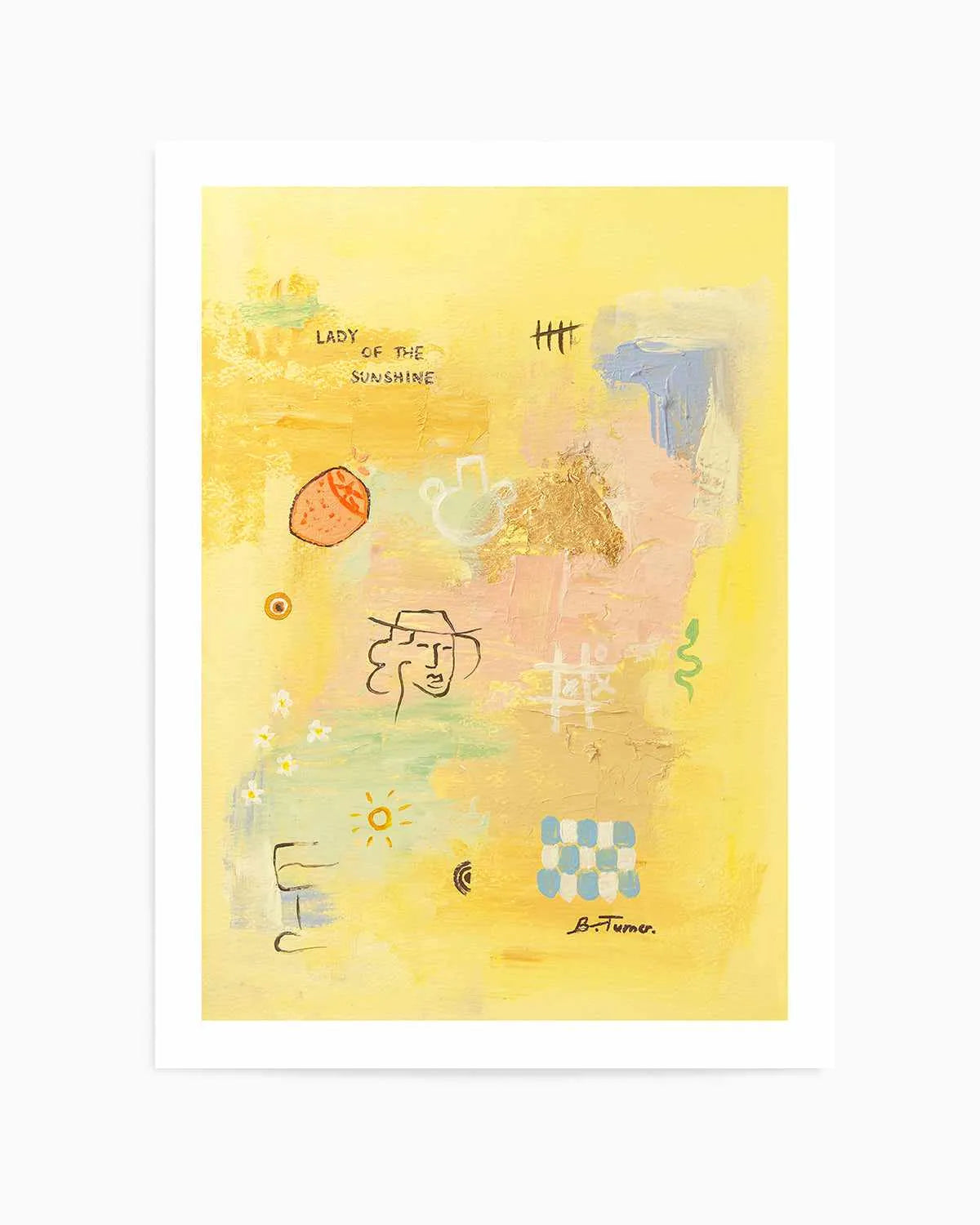 Sunshine by Britney Turner Art Print from Olive et Oriel where you can shop wallpaper and artworks online