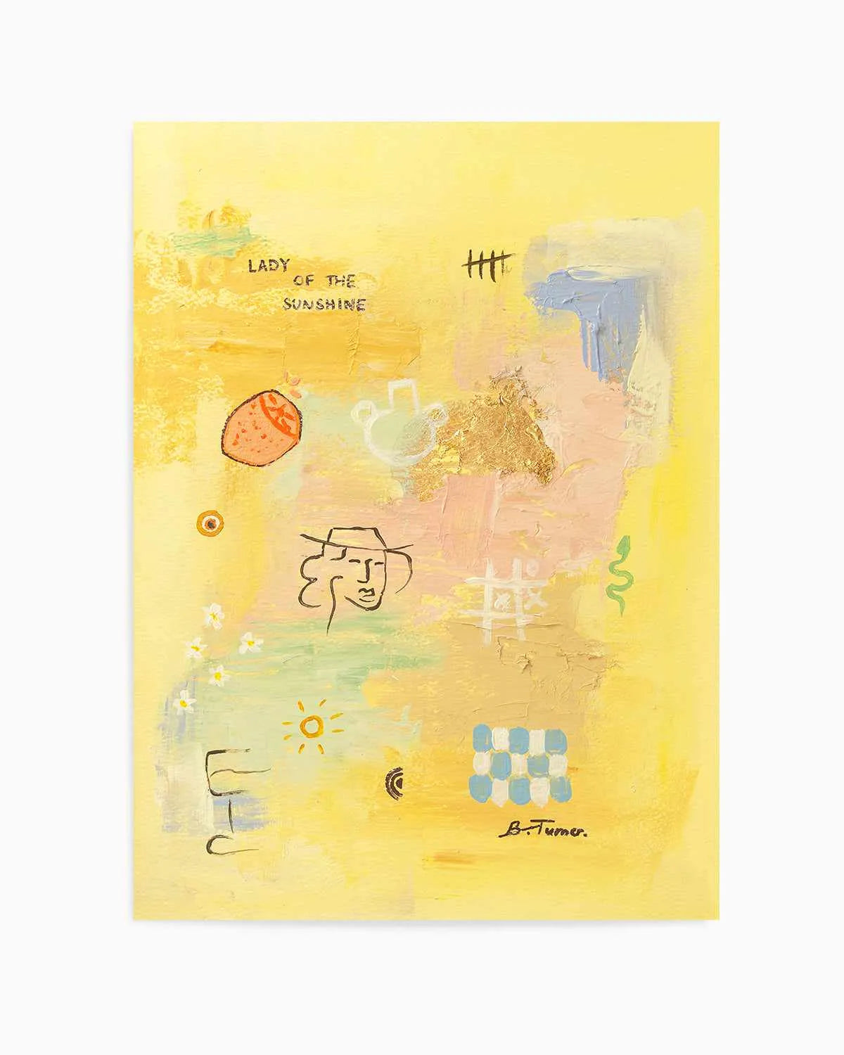 Sunshine by Britney Turner Art Print from Olive et Oriel where you can shop wallpaper and artworks online