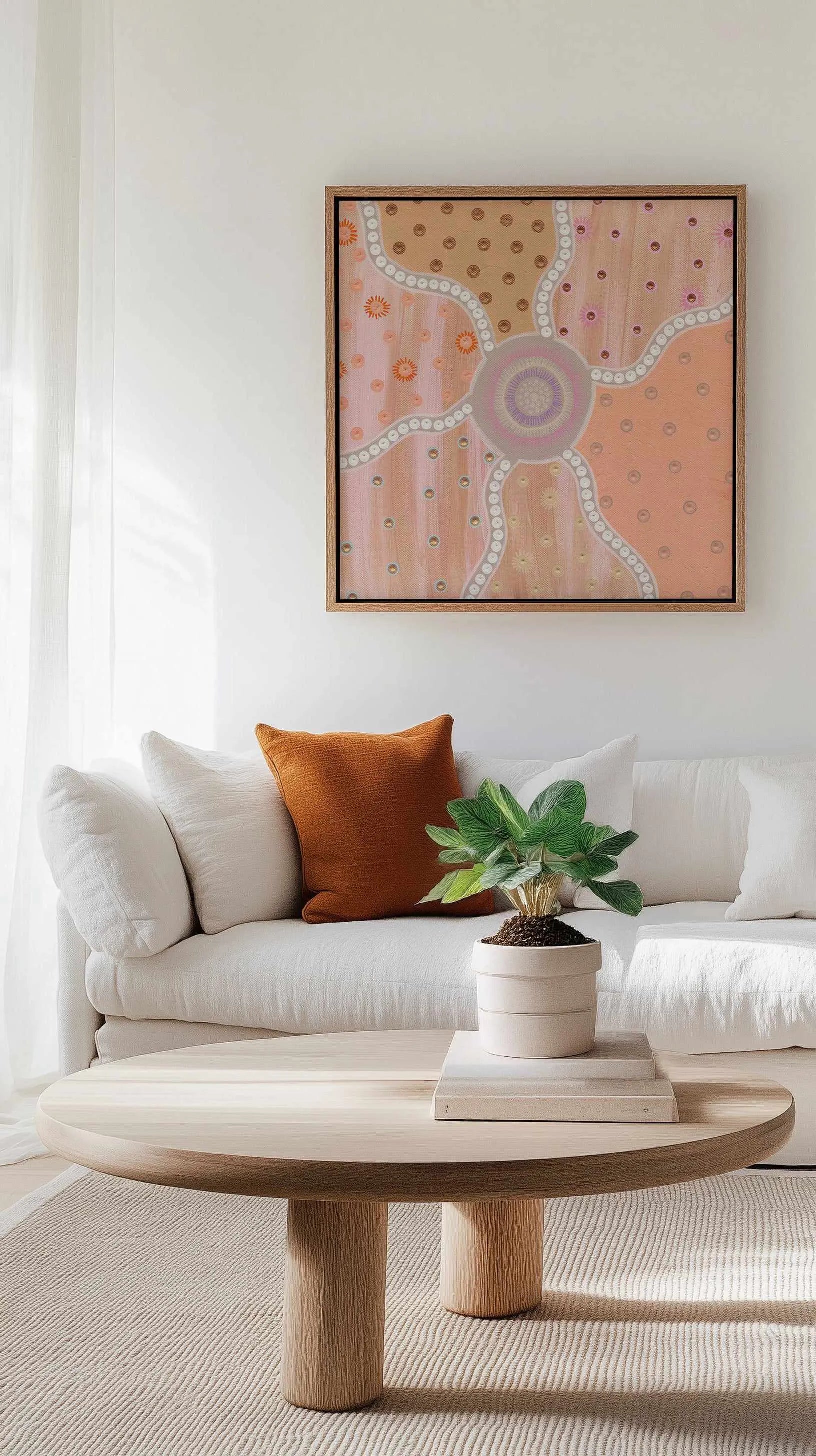 Sunshine by Karissa Undy | Framed Canvas Art Print from Olive et Oriel where you can shop wallpaper and artworks online
