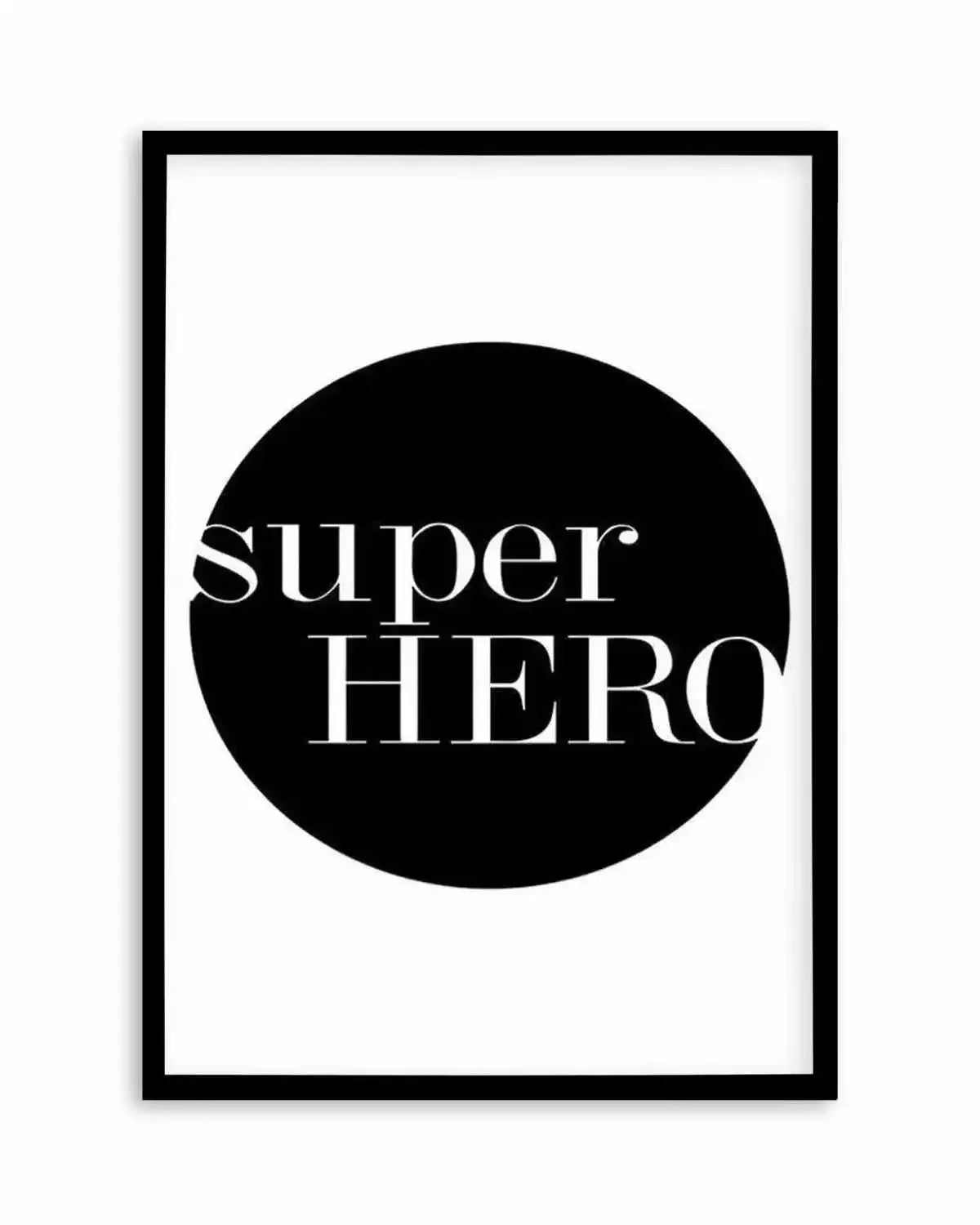 Super Hero Art Print from Olive et Oriel where you can shop wallpaper and artworks online