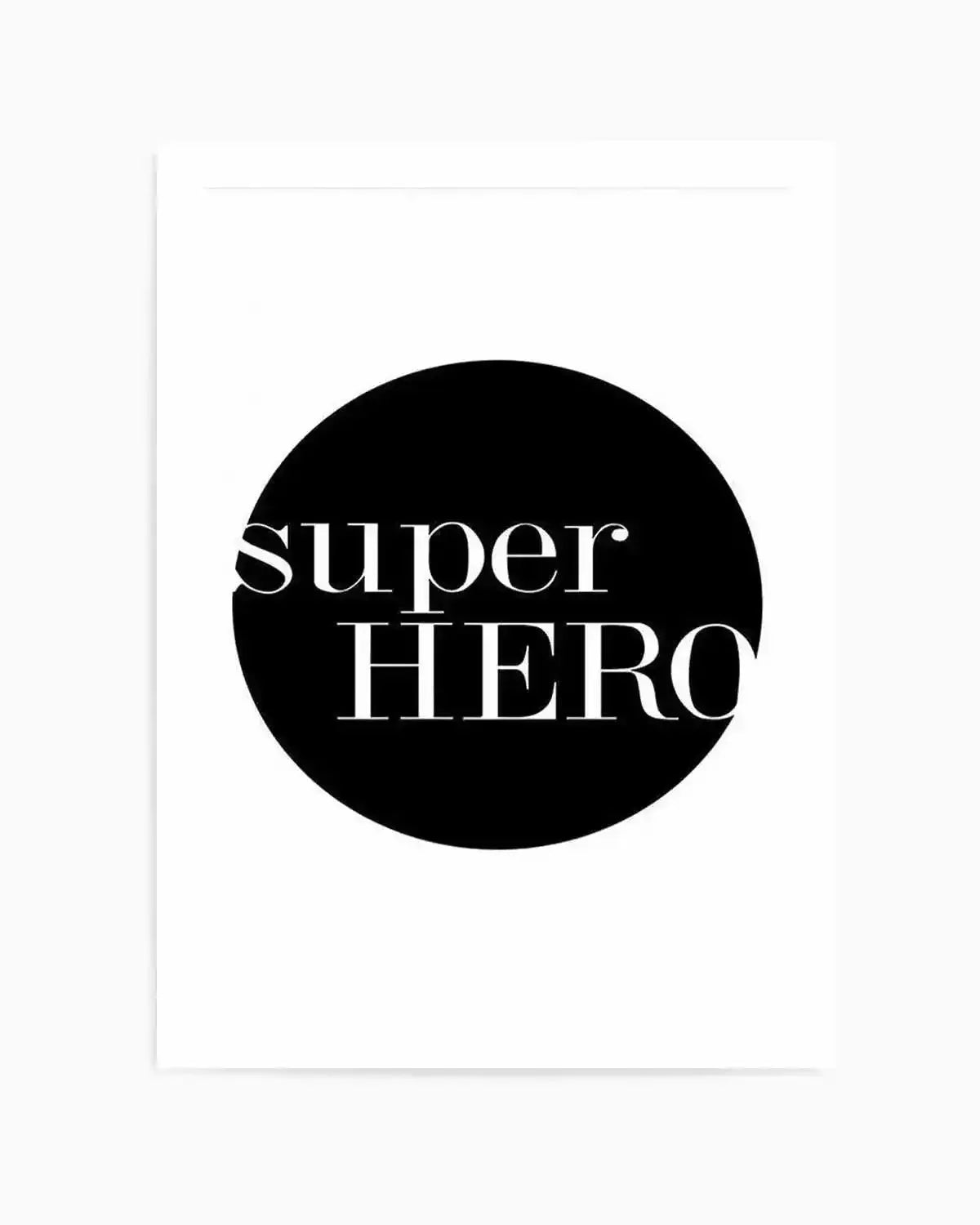 Super Hero Art Print from Olive et Oriel where you can shop wallpaper and artworks online
