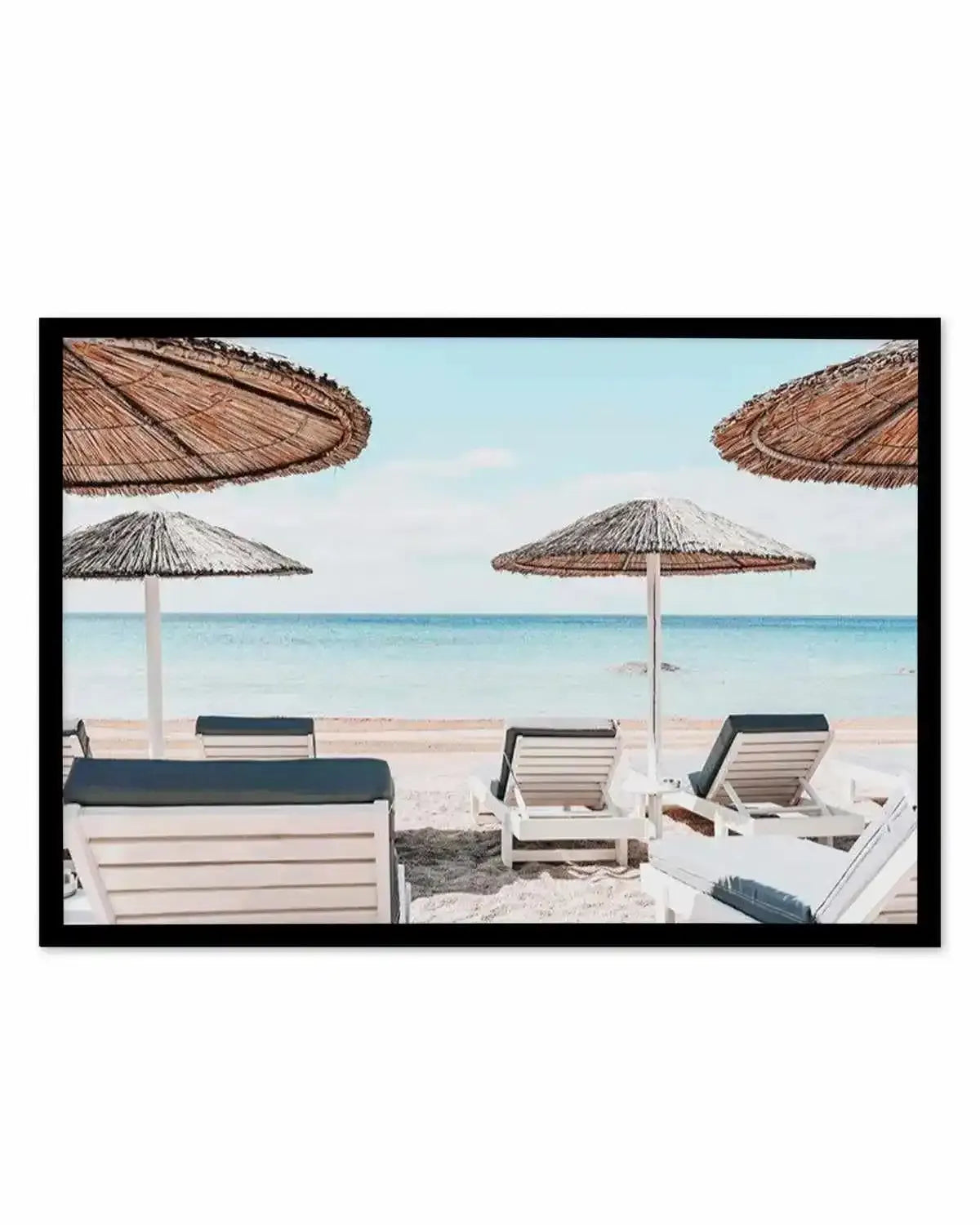 Super Paradise Beach | Mykonos LS Art Print from Olive et Oriel where you can shop wallpaper and artworks online