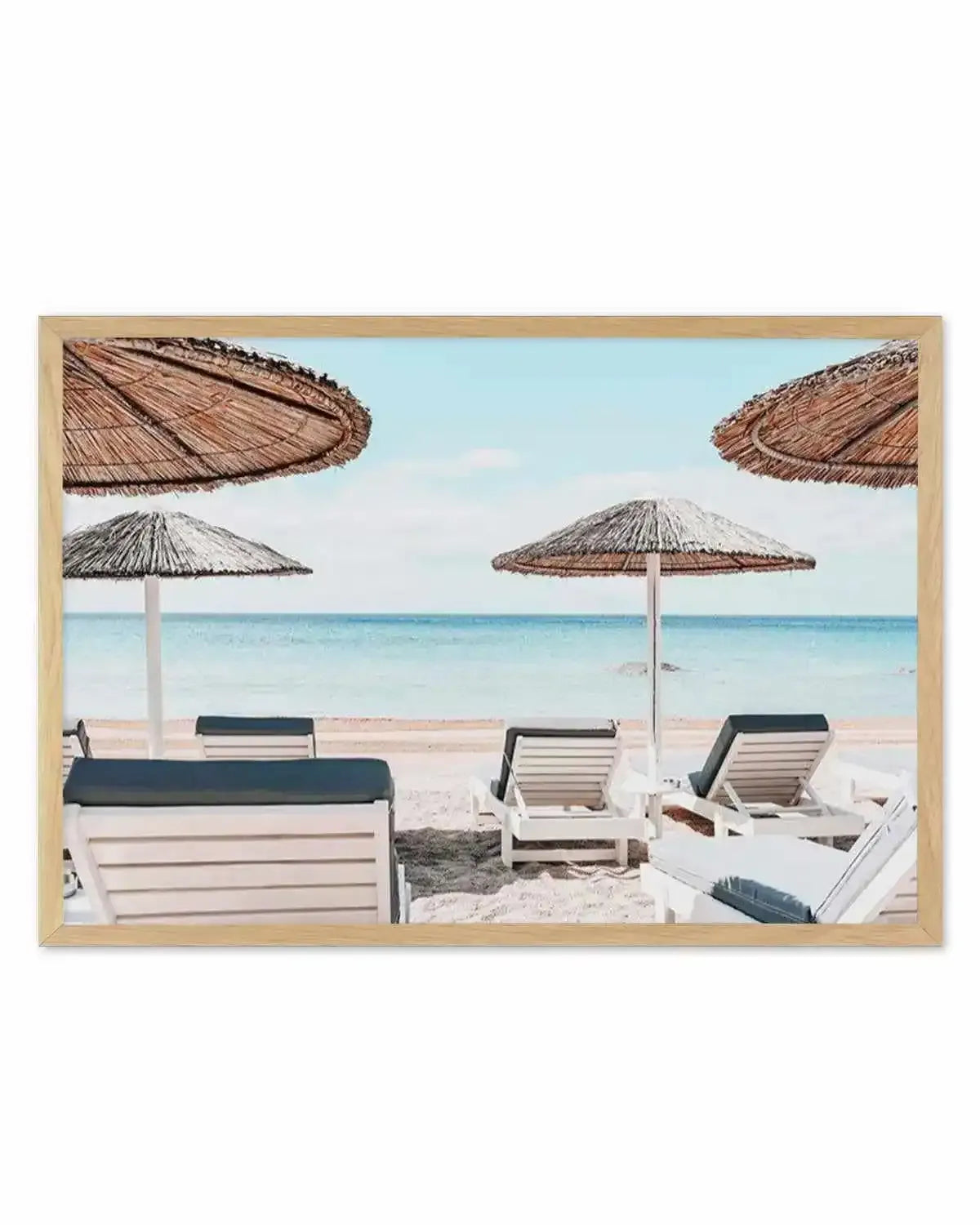 Super Paradise Beach | Mykonos LS Art Print from Olive et Oriel where you can shop wallpaper and artworks online