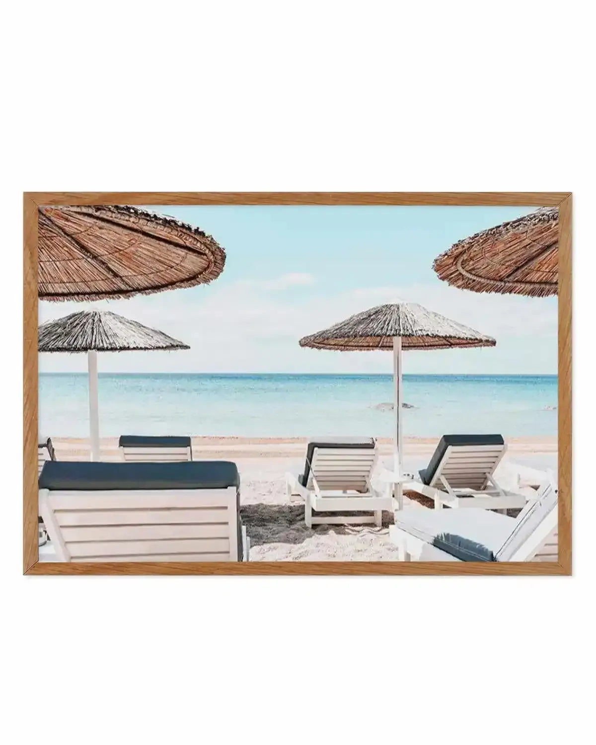 Super Paradise Beach | Mykonos LS Art Print from Olive et Oriel where you can shop wallpaper and artworks online