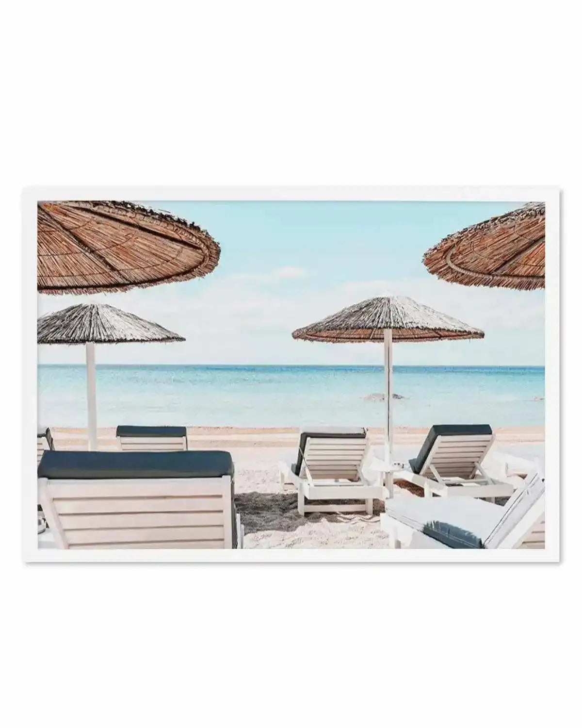 Super Paradise Beach | Mykonos LS Art Print from Olive et Oriel where you can shop wallpaper and artworks online
