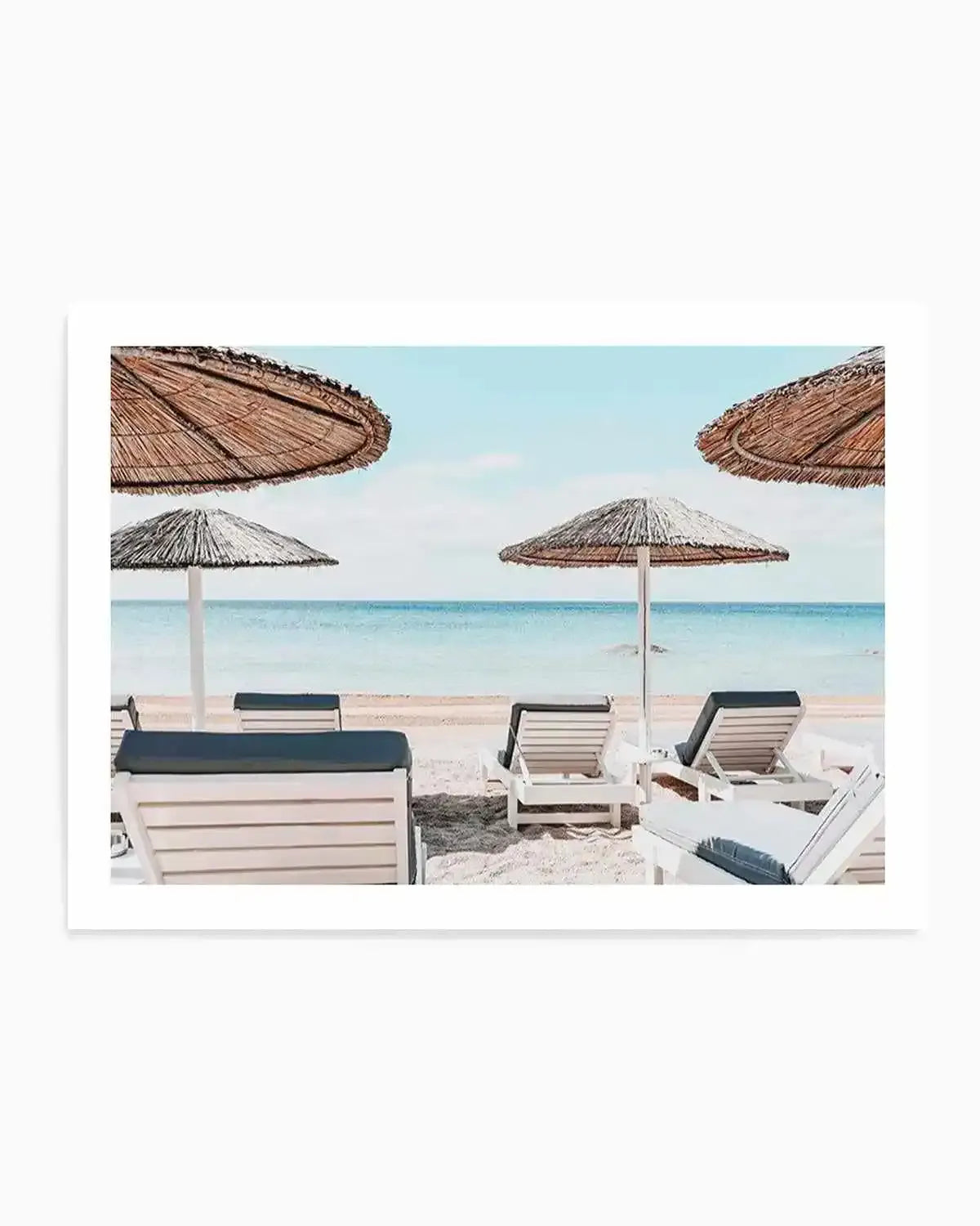 Super Paradise Beach | Mykonos LS Art Print from Olive et Oriel where you can shop wallpaper and artworks online