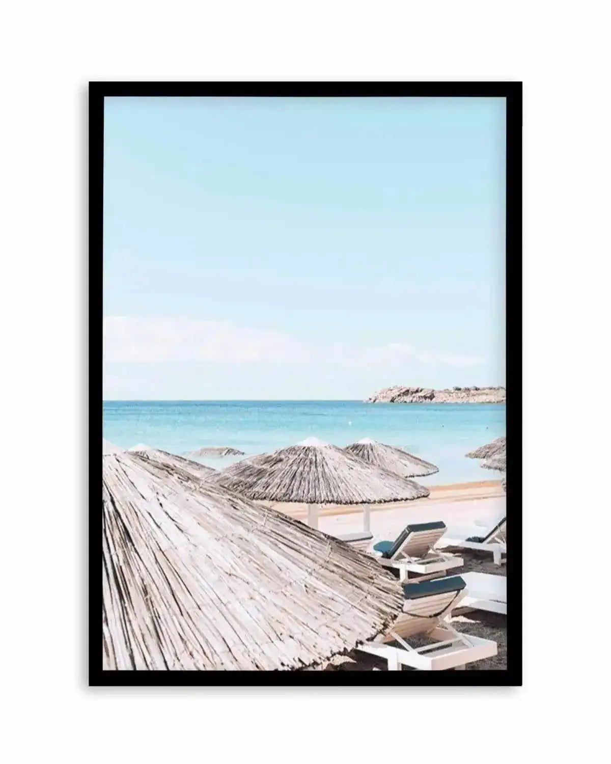 Super Paradise Beach | Mykonos PT Art Print from Olive et Oriel where you can shop wallpaper and artworks online