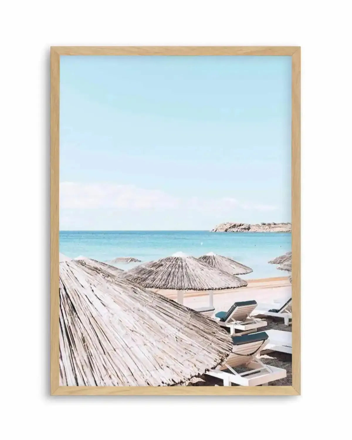 Super Paradise Beach | Mykonos PT Art Print from Olive et Oriel where you can shop wallpaper and artworks online