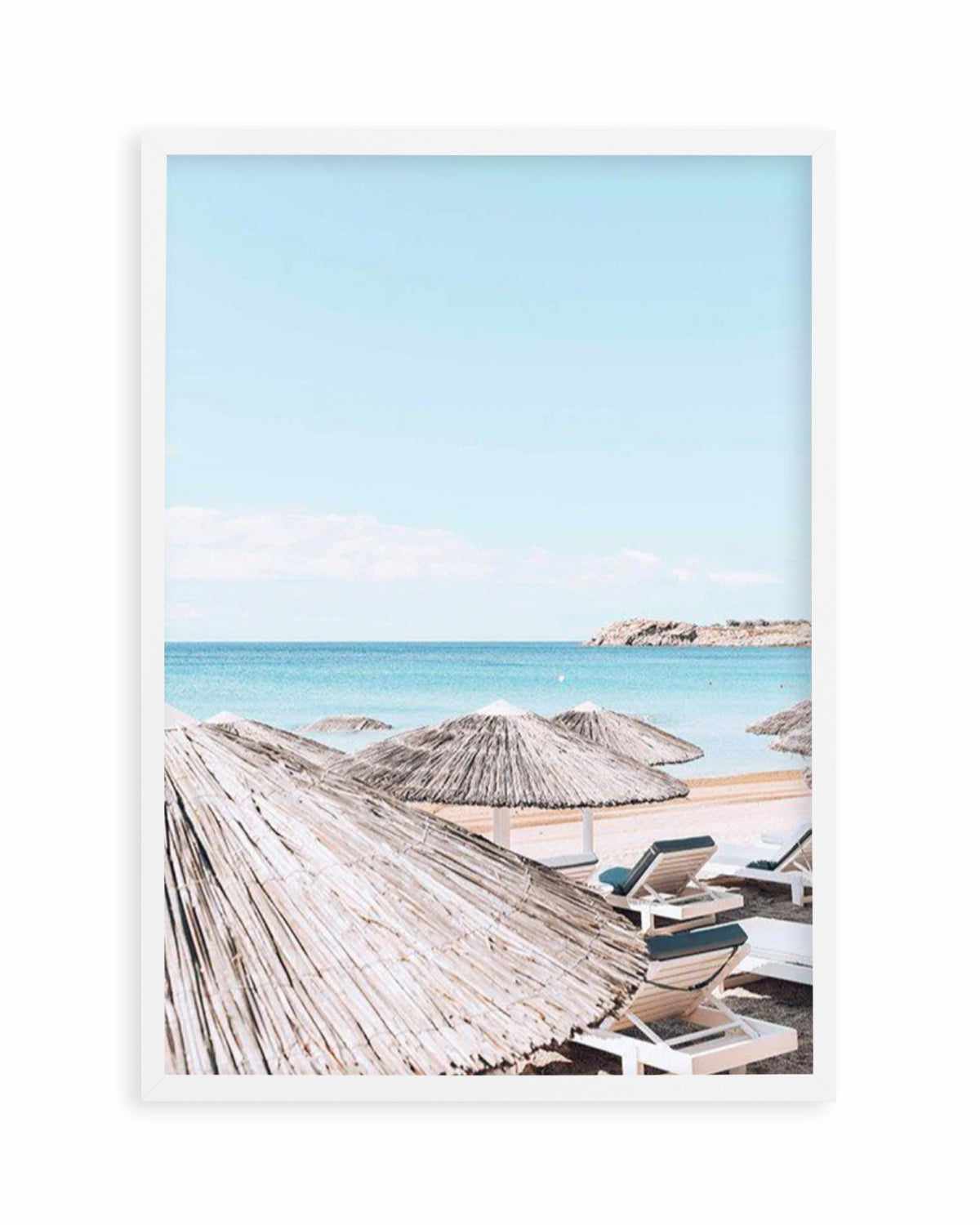 Super Paradise Beach | Mykonos PT Art Print