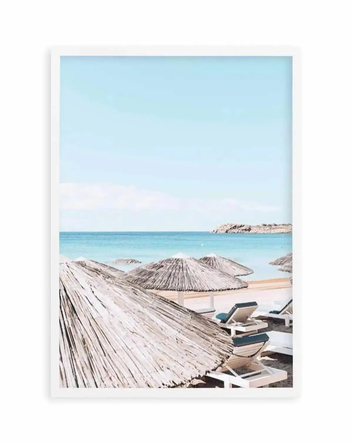 Super Paradise Beach | Mykonos PT Art Print from Olive et Oriel where you can shop wallpaper and artworks online