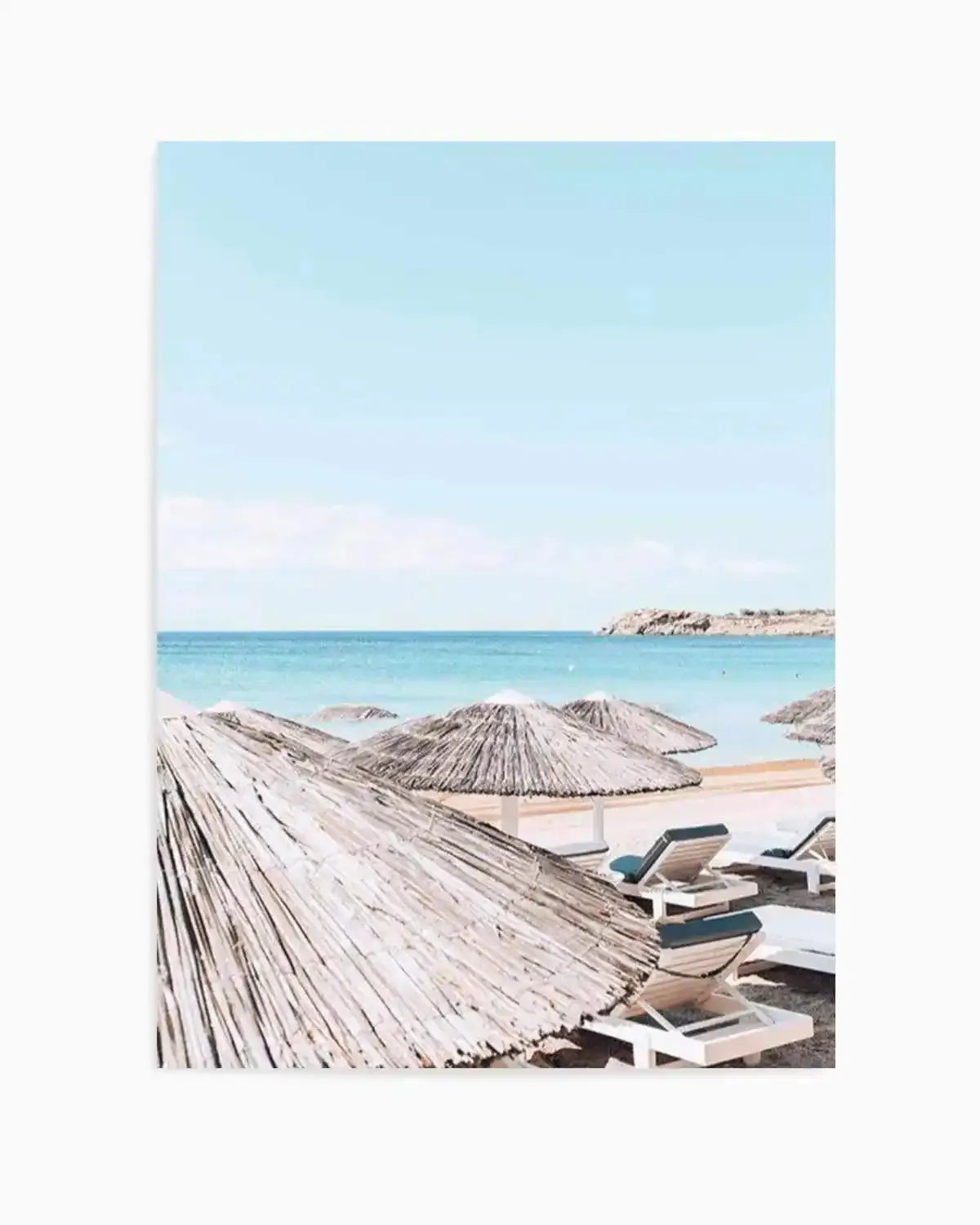 Super Paradise Beach | Mykonos PT Art Print from Olive et Oriel where you can shop wallpaper and artworks online