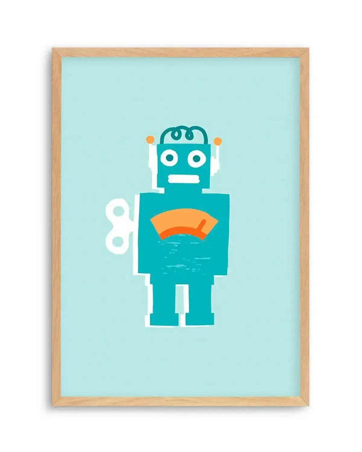 Super Robot Art Print from Olive et Oriel where you can shop wallpaper and artworks online