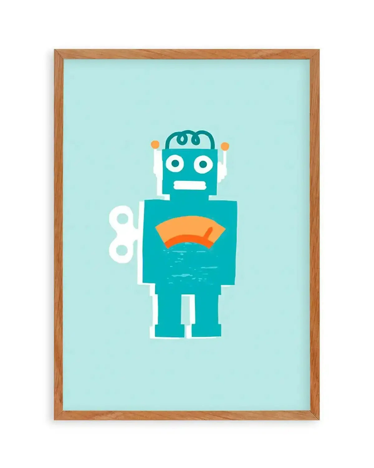 Super Robot Art Print from Olive et Oriel where you can shop wallpaper and artworks online