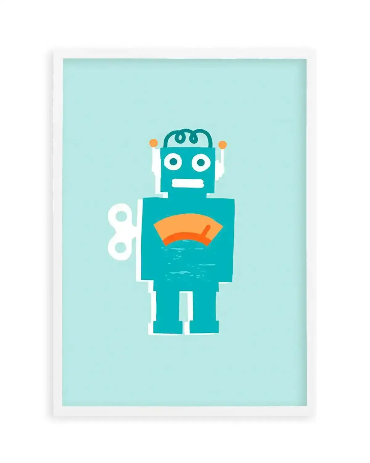 Super Robot Art Print from Olive et Oriel where you can shop wallpaper and artworks online