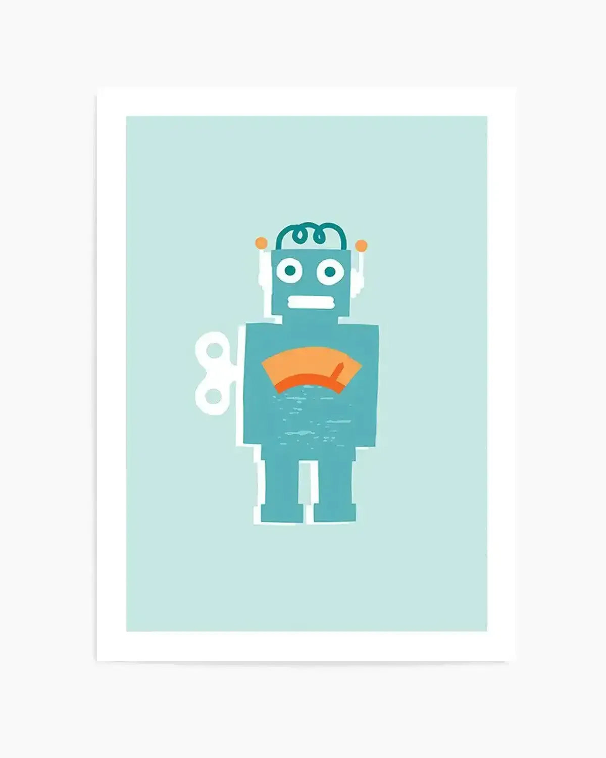 Super Robot Art Print from Olive et Oriel where you can shop wallpaper and artworks online